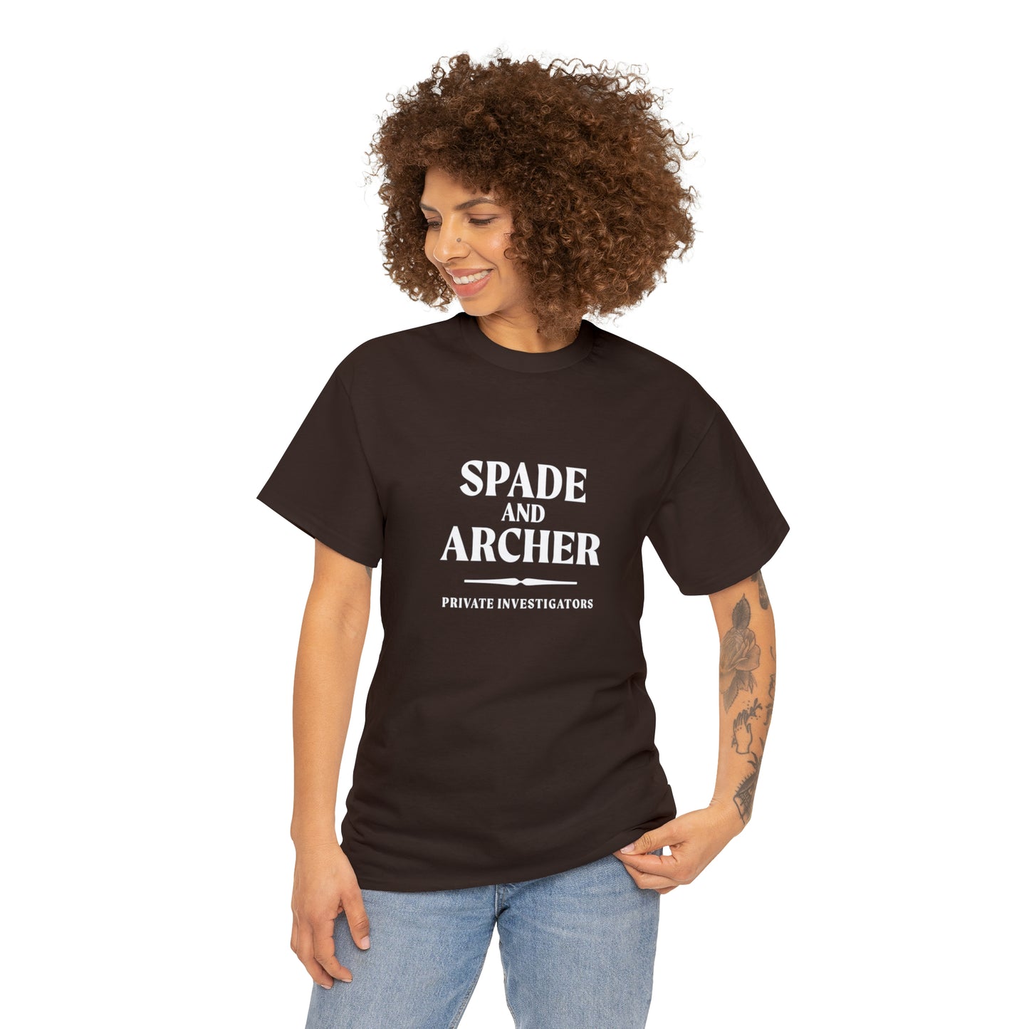Spade And Archer Private Investigator T-Shirt Unisex Heavy Cotton Tee