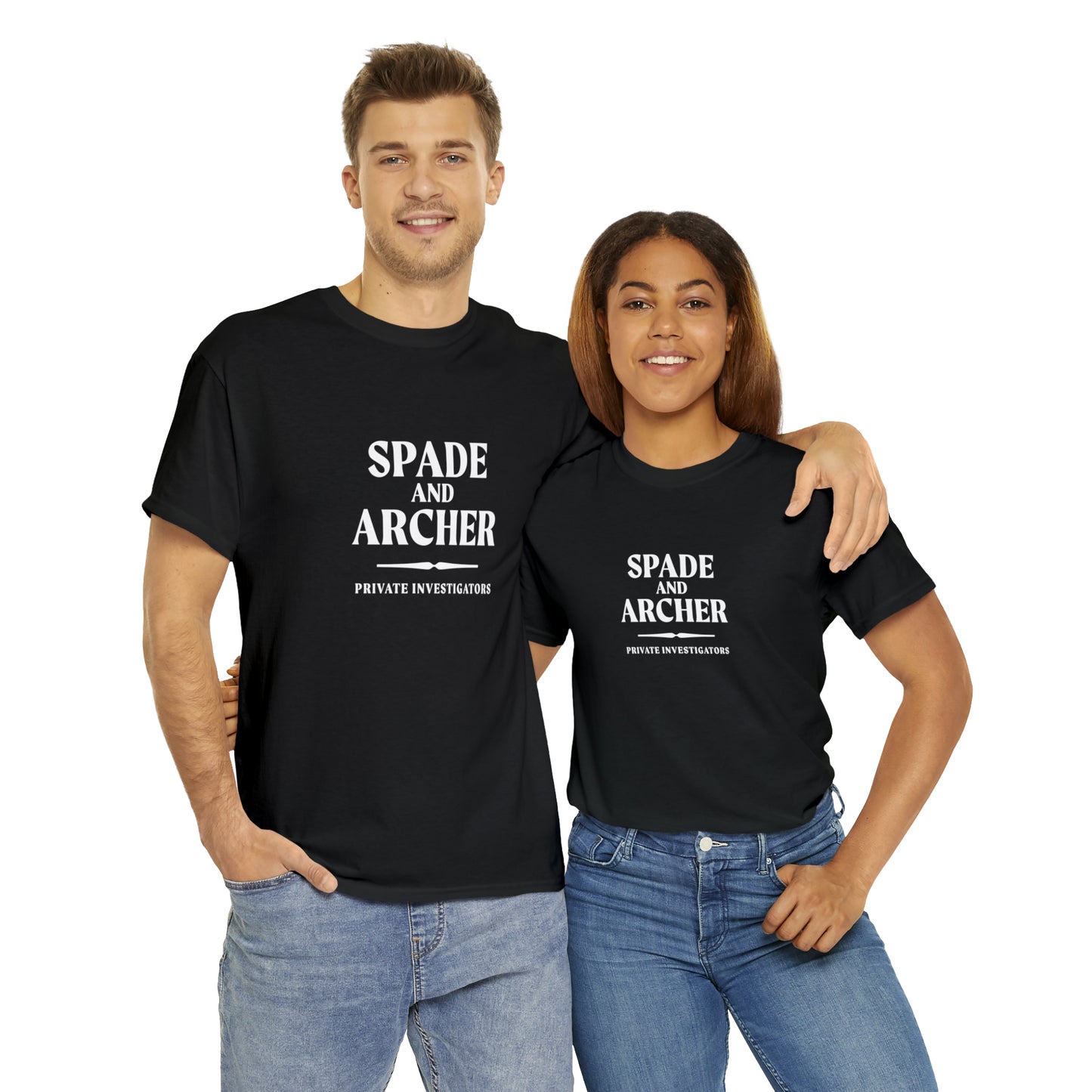 Spade And Archer Private Investigator T-Shirt Unisex Heavy Cotton Tee