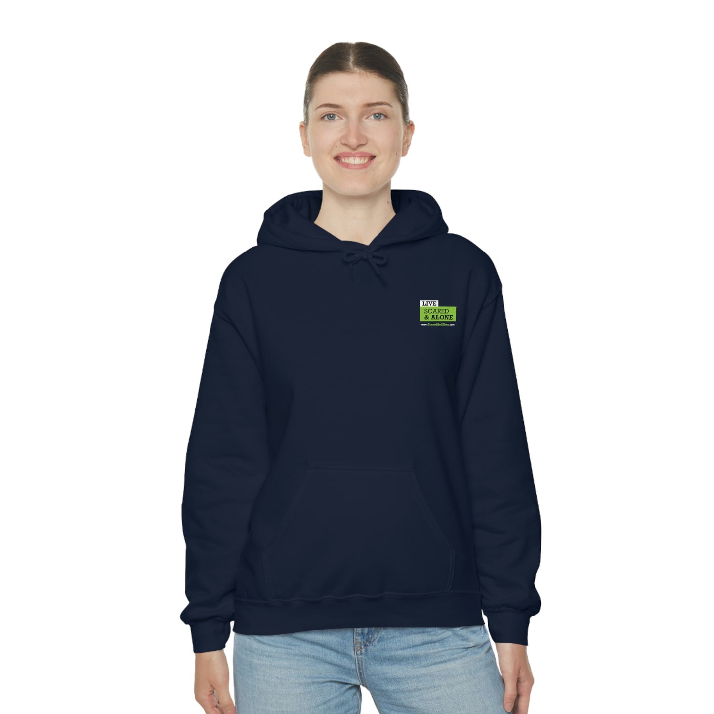 Scared & Alone "Ghost Bait" Unisex Heavy Blend™ Hooded Sweatshirt