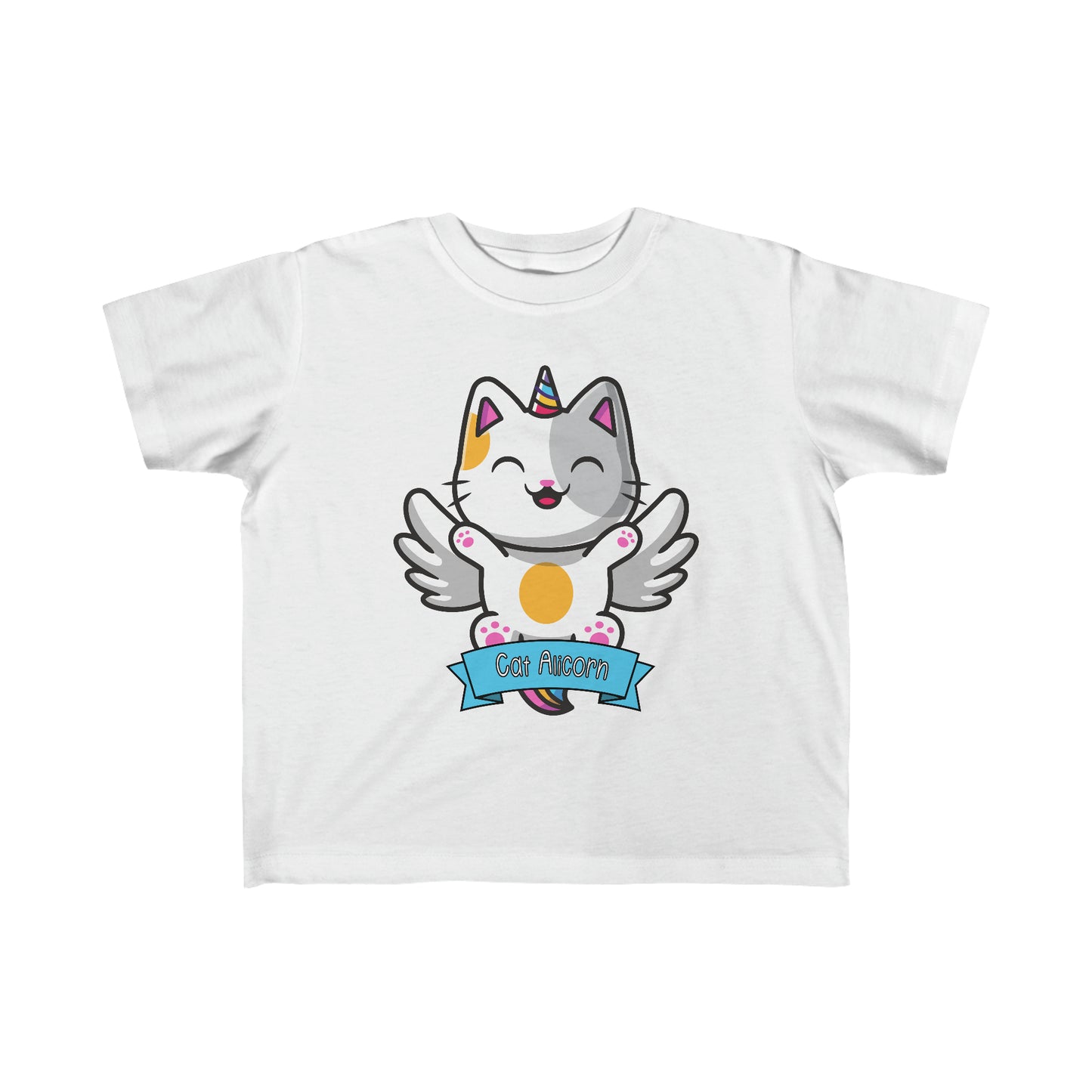 Spirit Cuties "Cat Alicorn" Toddler's Fine Jersey Tee