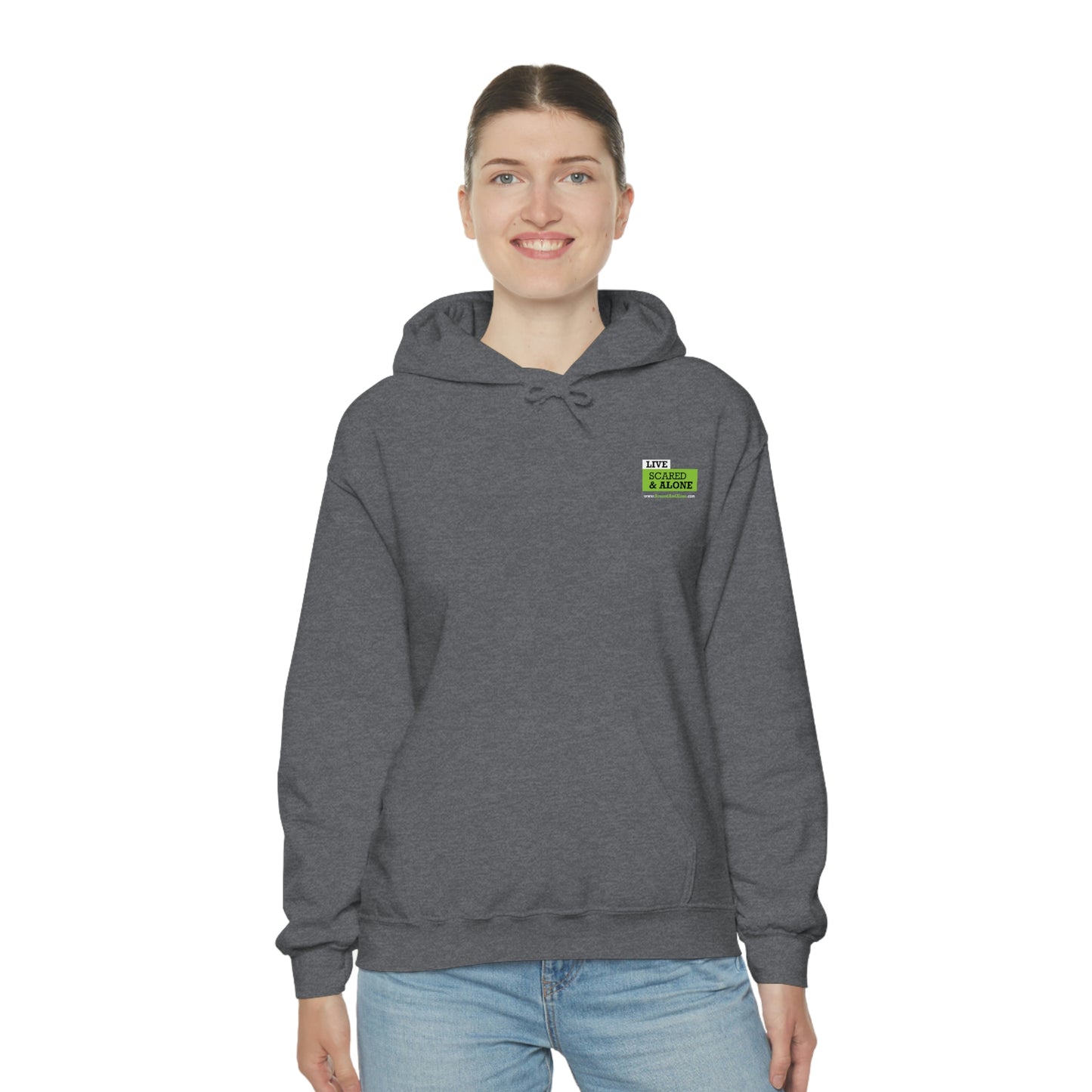 Scared & Alone "Ghost Bait" Unisex Heavy Blend™ Hooded Sweatshirt