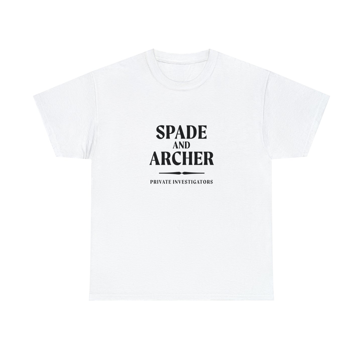 Spade And Archer Private Investigator T-Shirt Unisex Heavy Cotton Tee