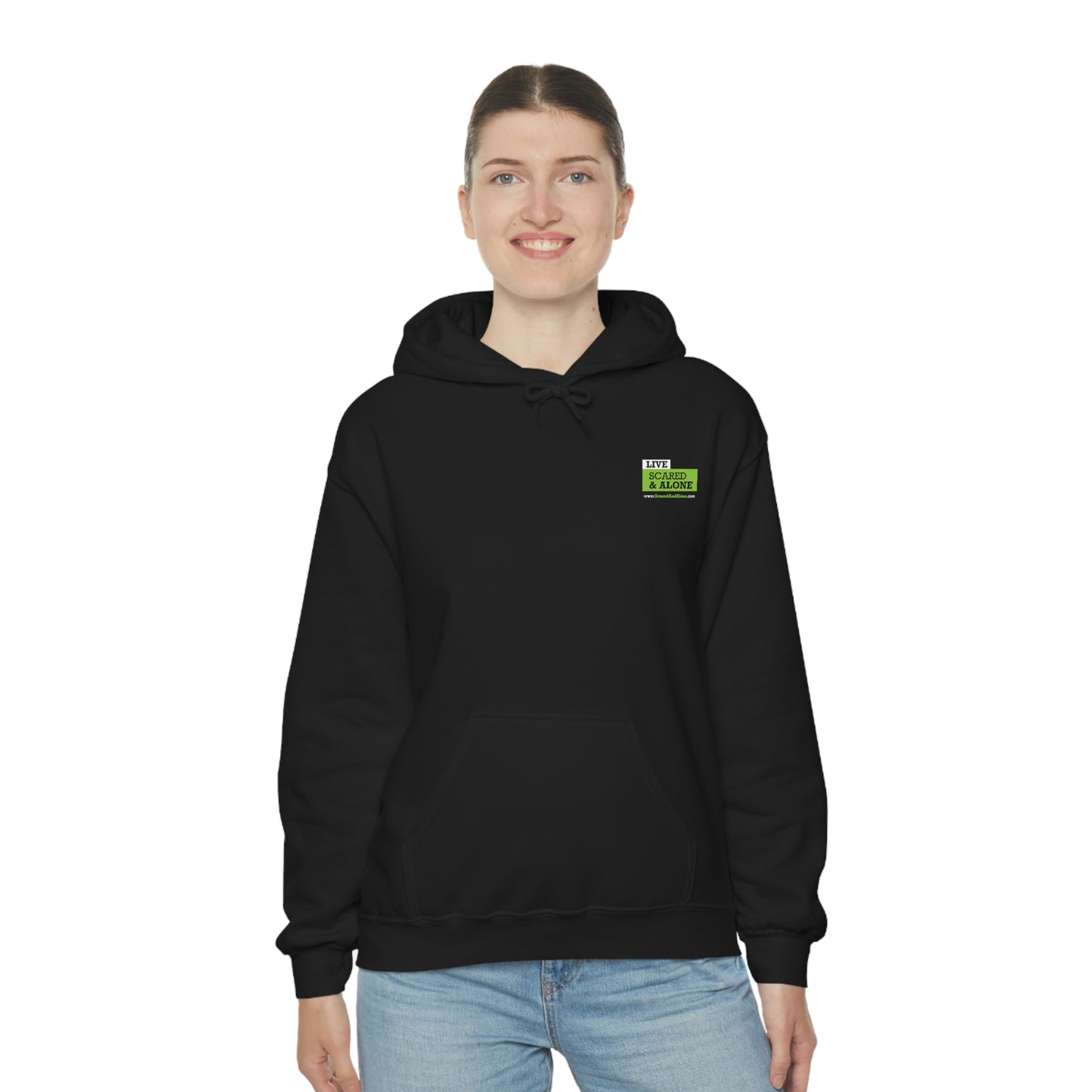 Scared & Alone "Ghost Bait" Unisex Heavy Blend™ Hooded Sweatshirt