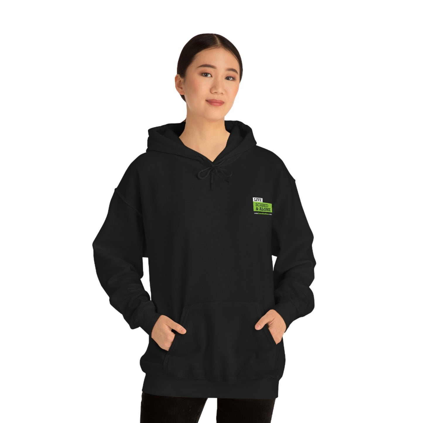 Scared & Alone "Ghost Bait" Unisex Heavy Blend™ Hooded Sweatshirt