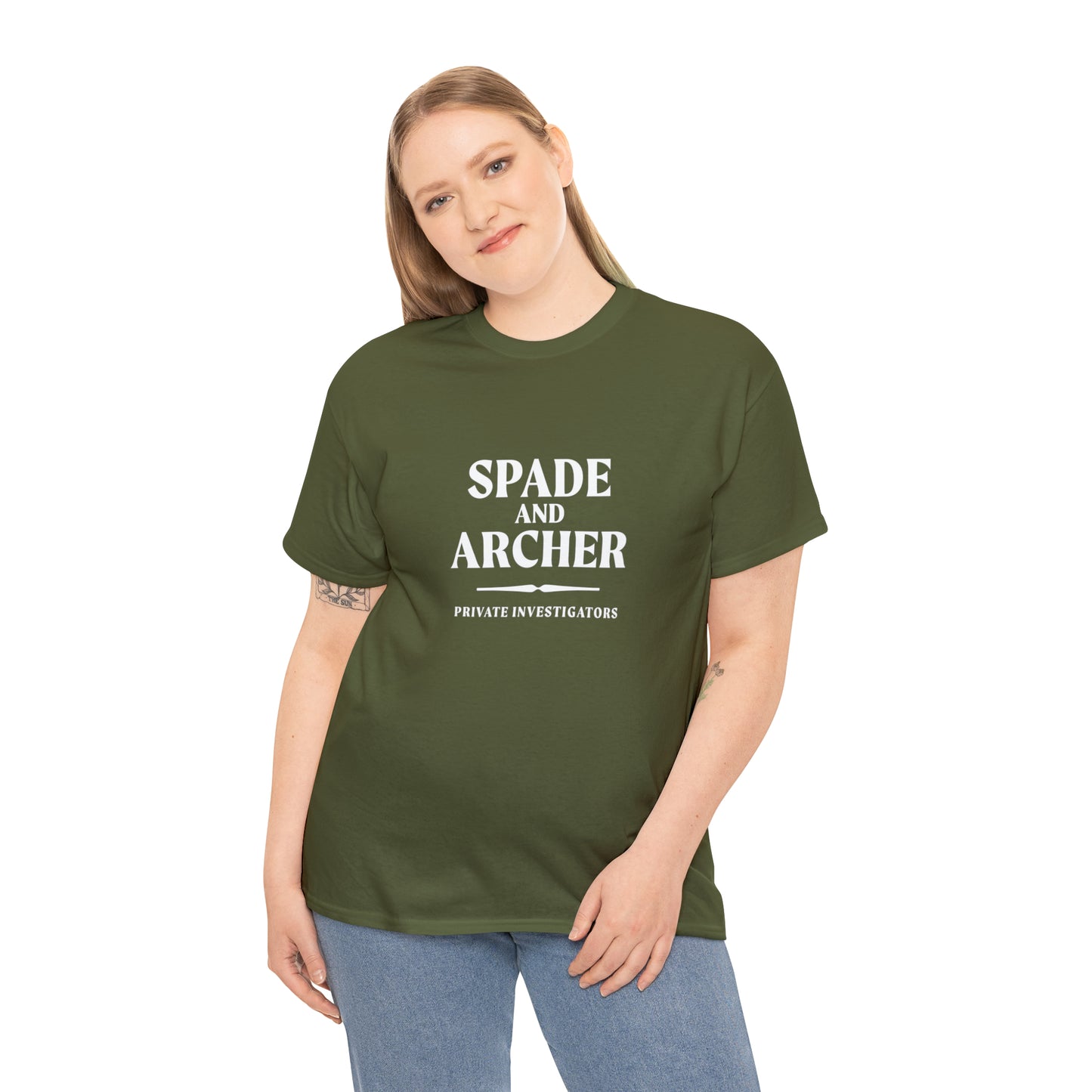 Spade And Archer Private Investigator T-Shirt Unisex Heavy Cotton Tee
