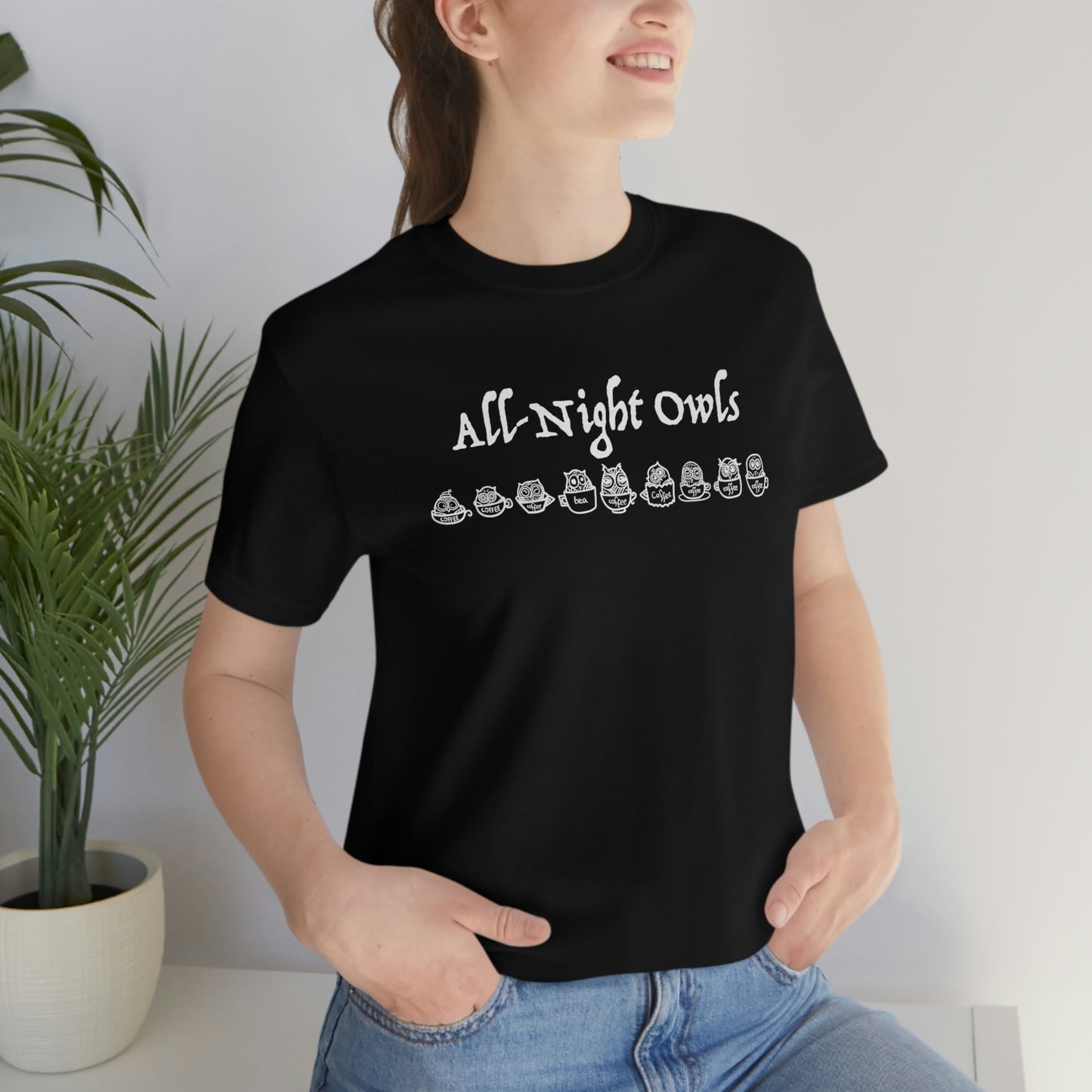 All-Night Owls Unisex Jersey Short Sleeve Tee