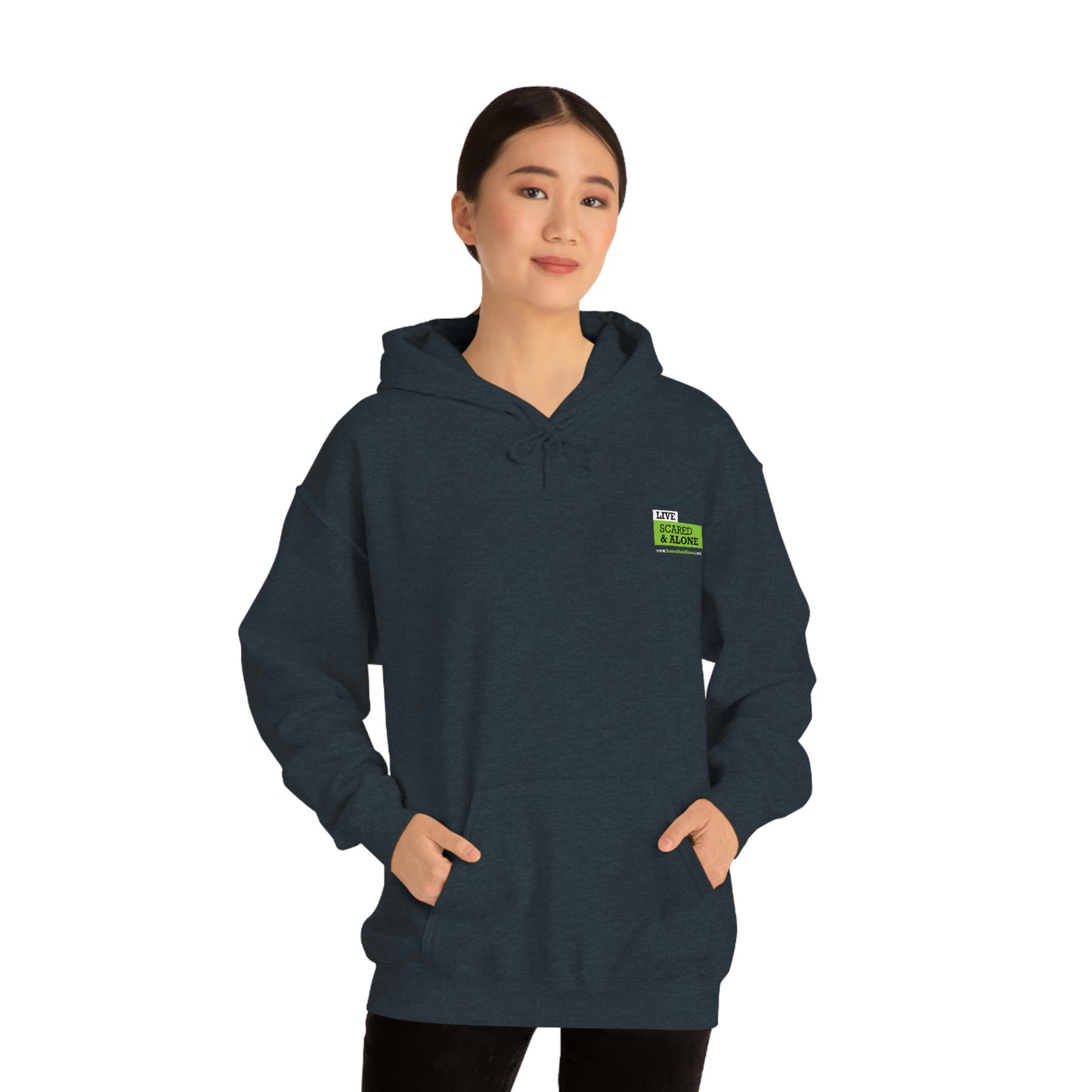 Scared & Alone "Ghost Bait" Unisex Heavy Blend™ Hooded Sweatshirt