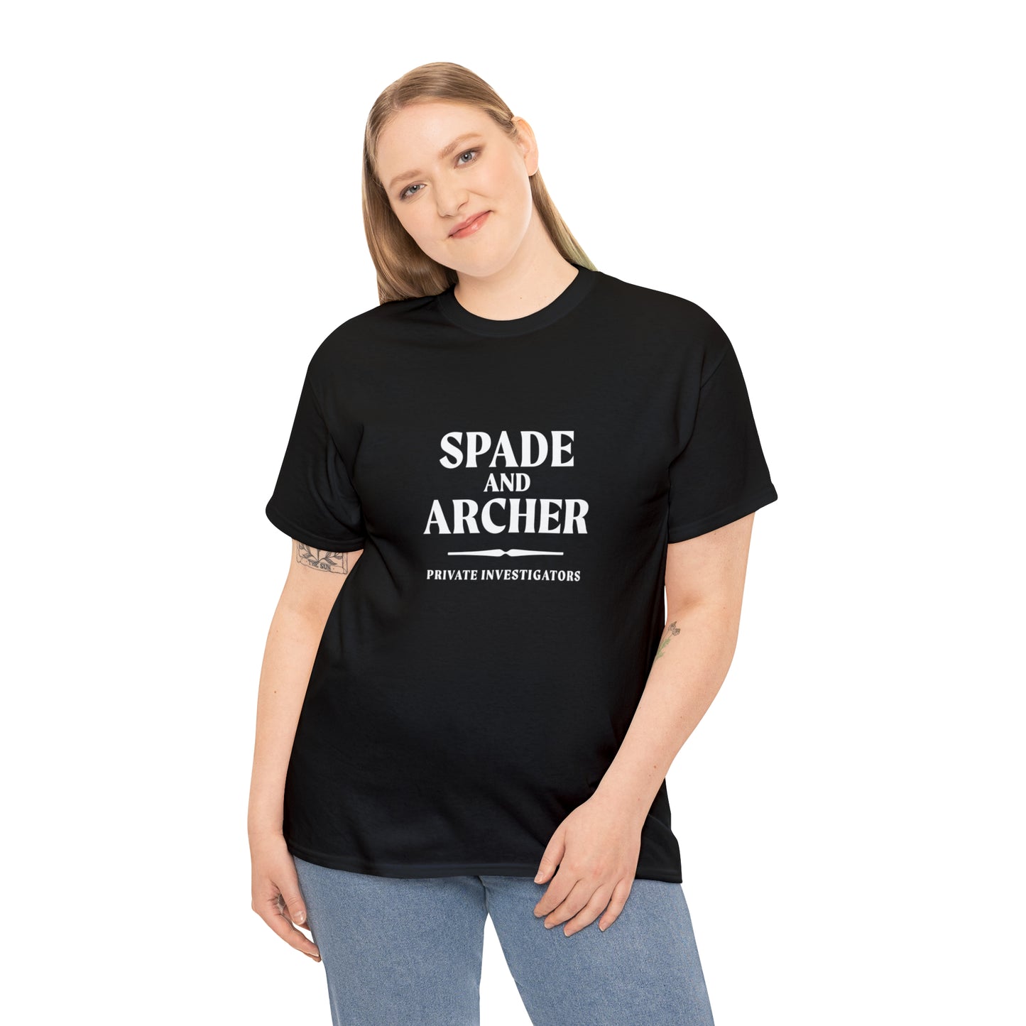 Spade And Archer Private Investigator T-Shirt Unisex Heavy Cotton Tee