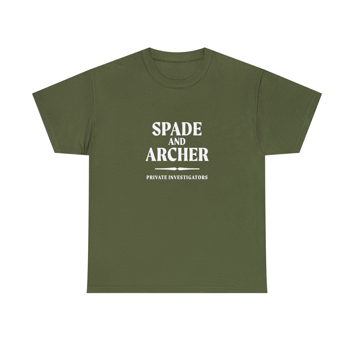 Spade And Archer Private Investigator T-Shirt Unisex Heavy Cotton Tee