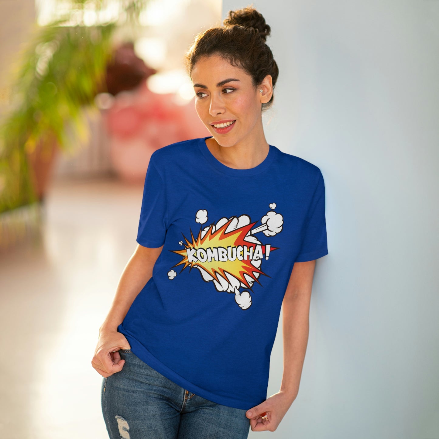 Foodie Pharmacology "Kombucha!" Organic Unisex T-shirt