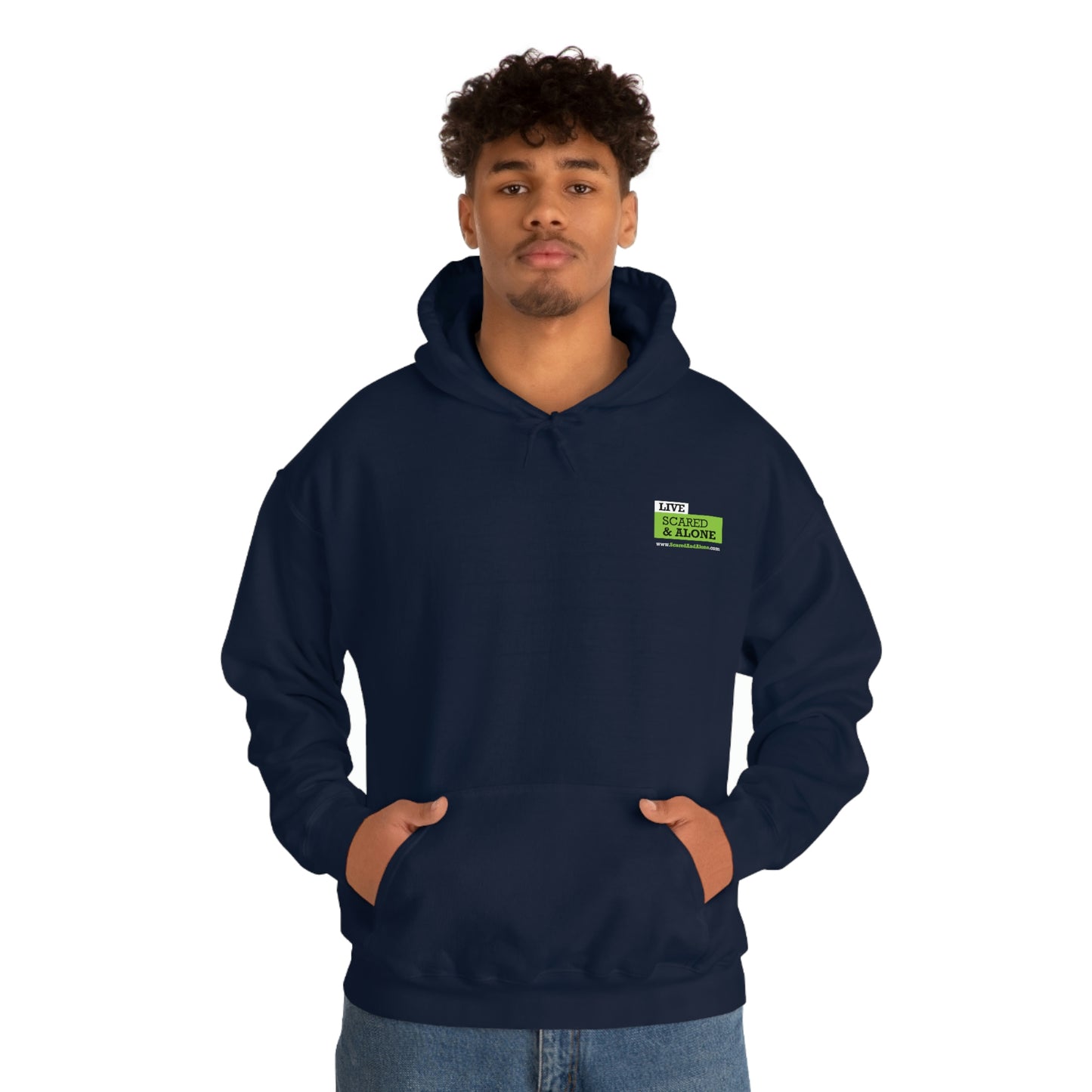 Scared & Alone "Ghost Bait" Unisex Heavy Blend™ Hooded Sweatshirt