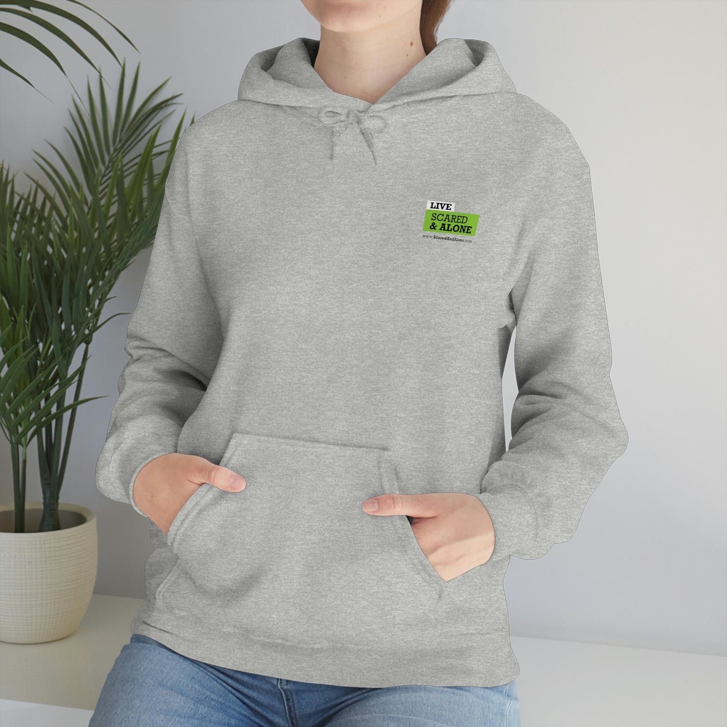 Scared & Alone "Ghost Bait" Unisex Heavy Blend™ Hooded Sweatshirt