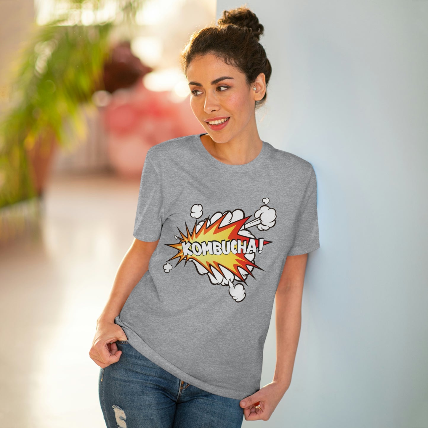 Foodie Pharmacology "Kombucha!" Organic Unisex T-shirt