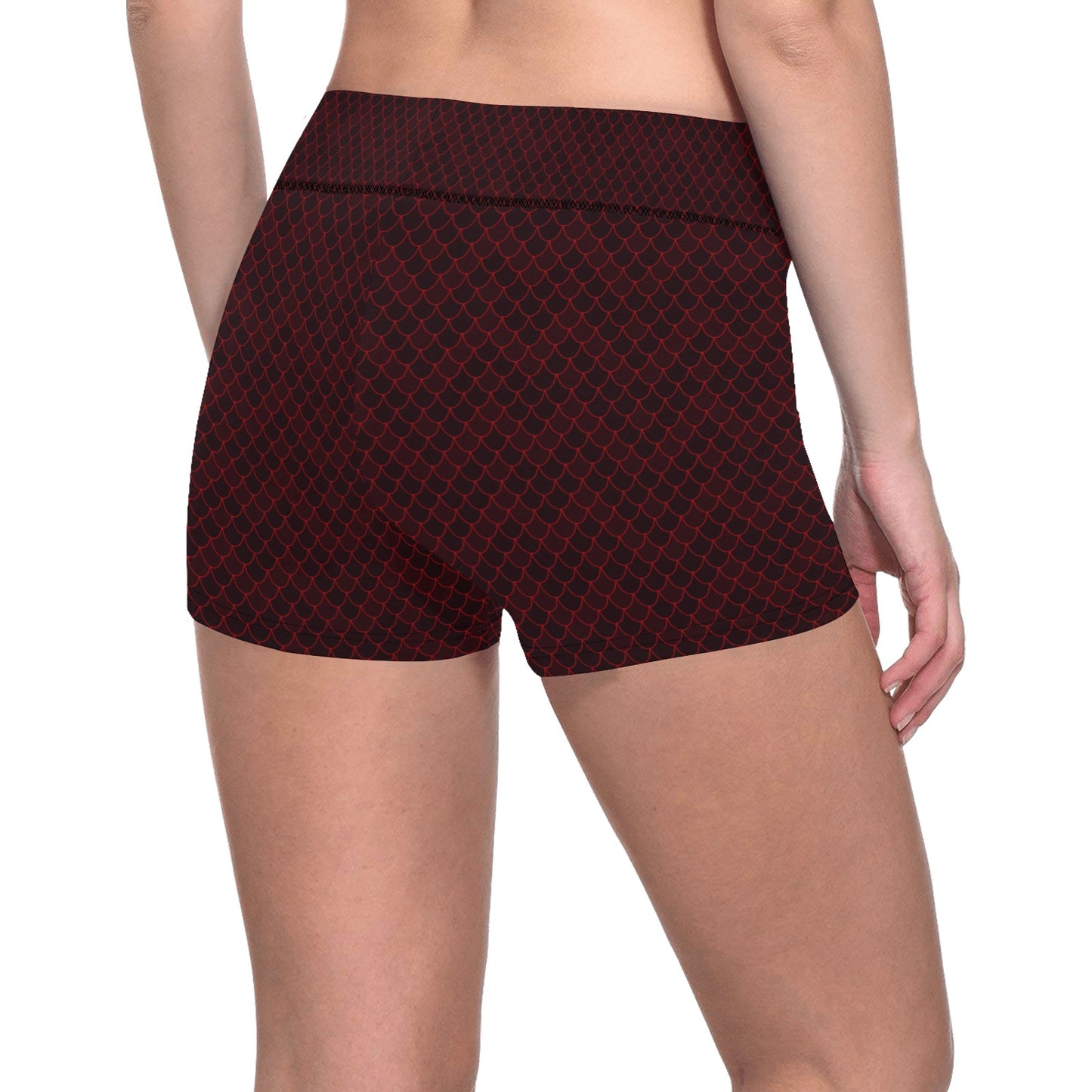 Spellcaster by Patti Negri Women's Workout Shorts - "Secret Spell Dragon"