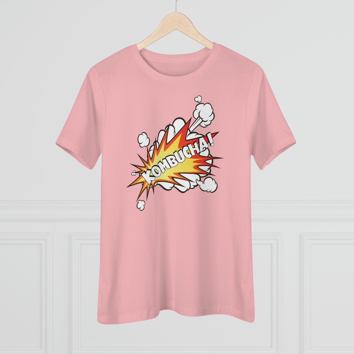 Foodie Pharmacology "Kombucha!" Women's Relaxed Fit Premium Tee