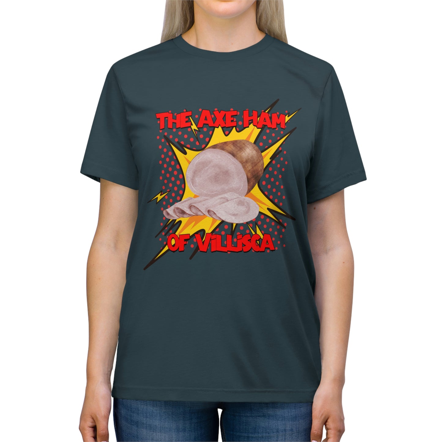 Scared & Alone "Villisca Axe Ham" Unisex Triblend Tee