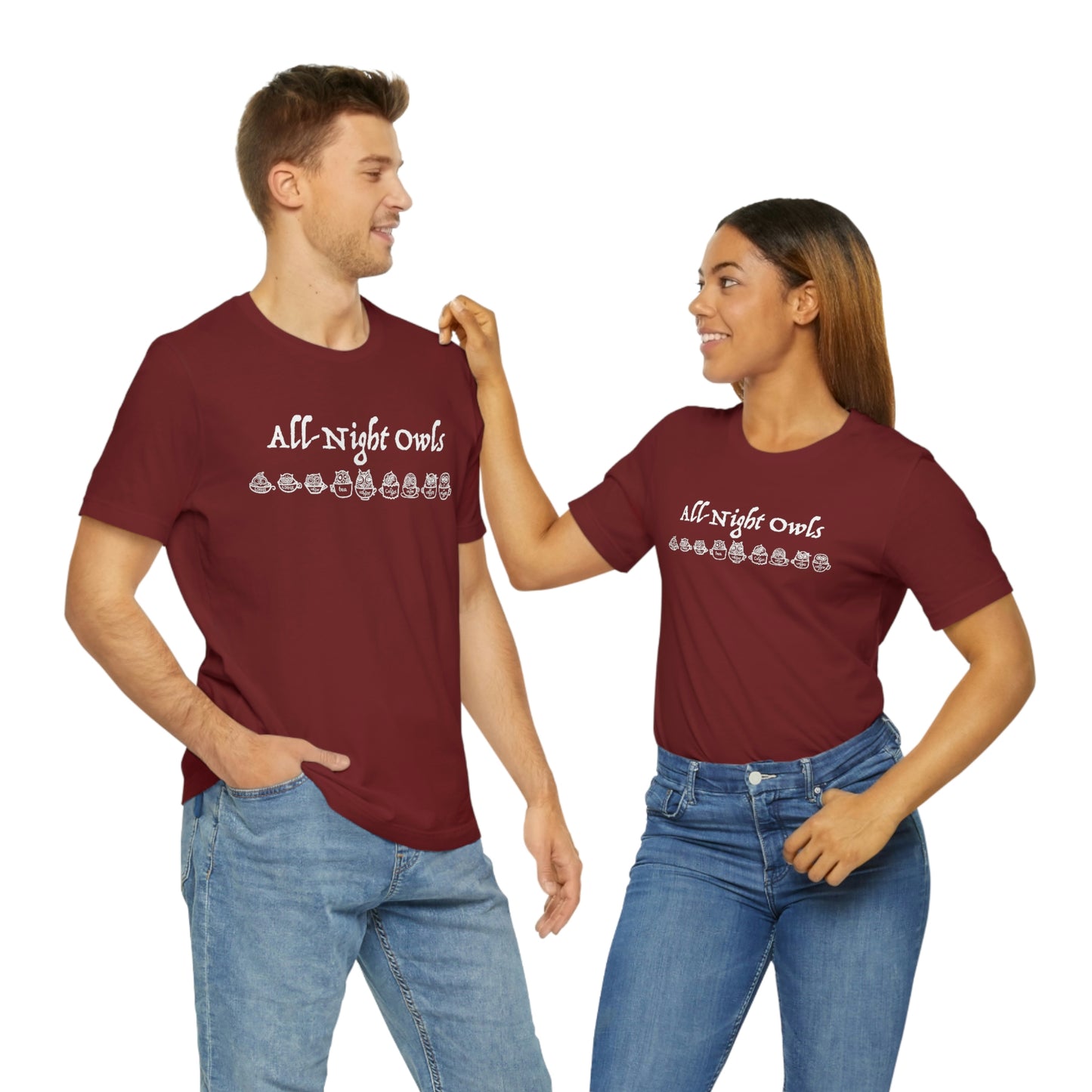 All-Night Owls Unisex Jersey Short Sleeve Tee
