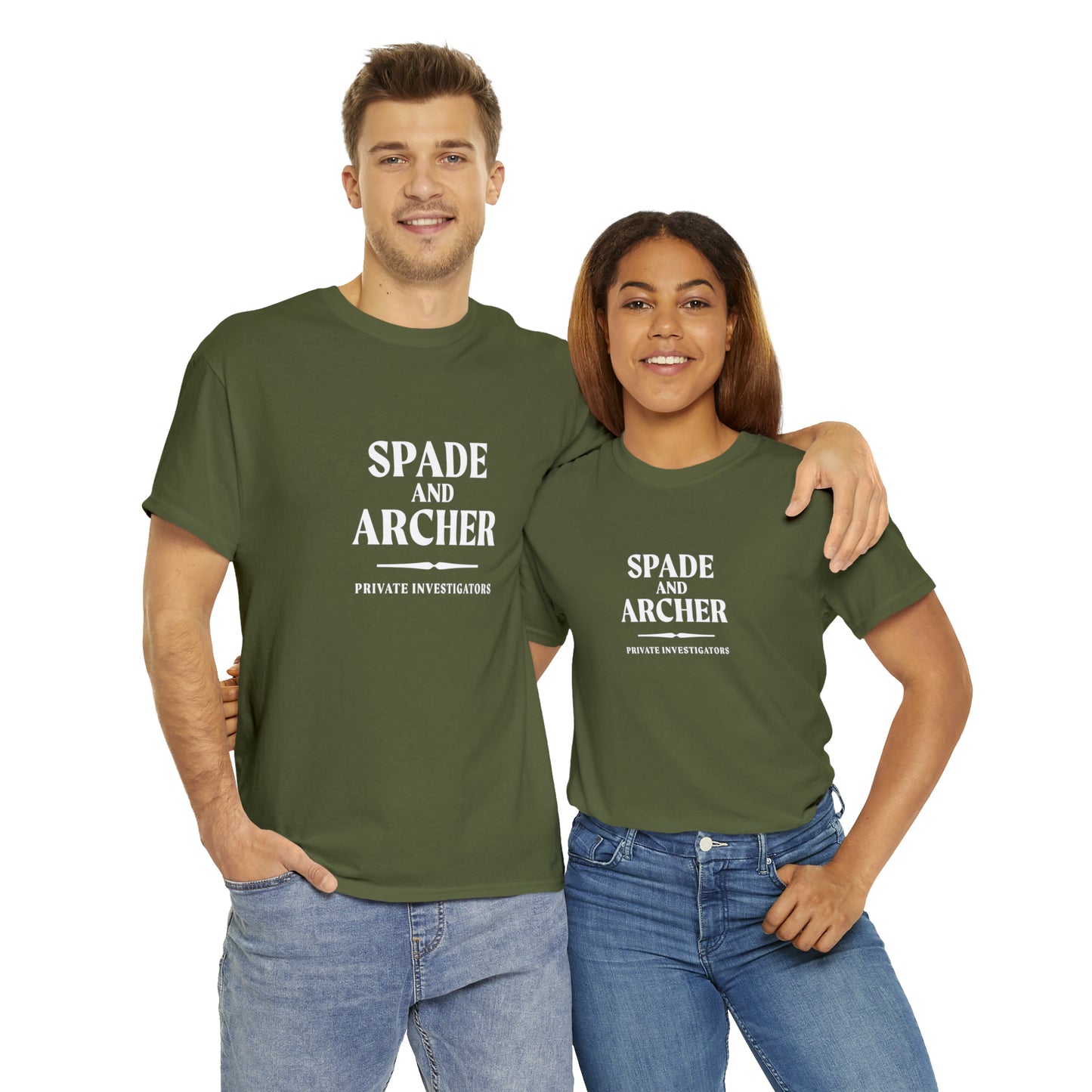 Spade And Archer Private Investigator T-Shirt Unisex Heavy Cotton Tee