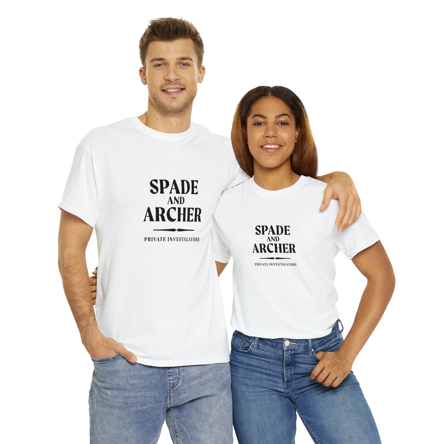 Spade And Archer Private Investigator T-Shirt Unisex Heavy Cotton Tee