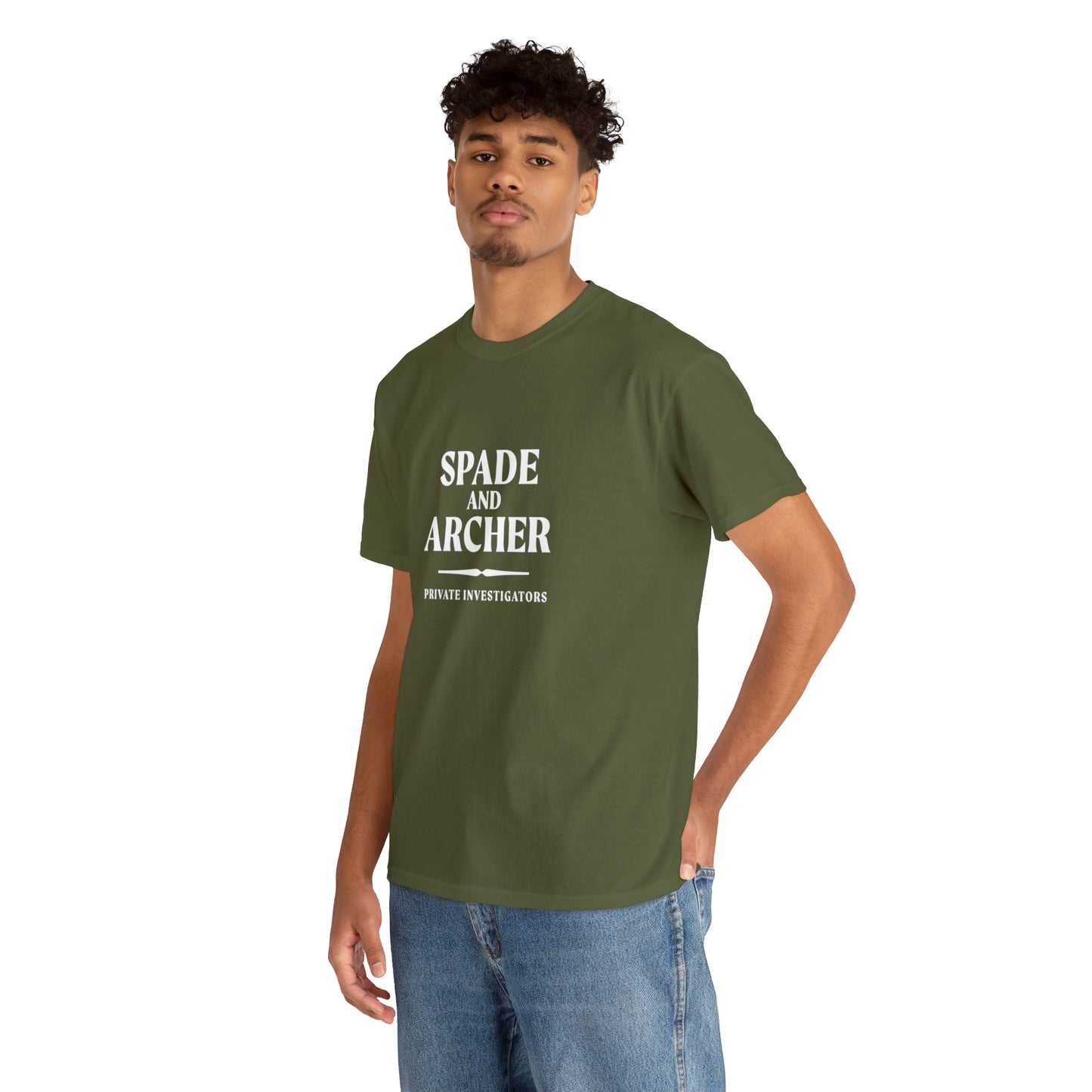 Spade And Archer Private Investigator T-Shirt Unisex Heavy Cotton Tee