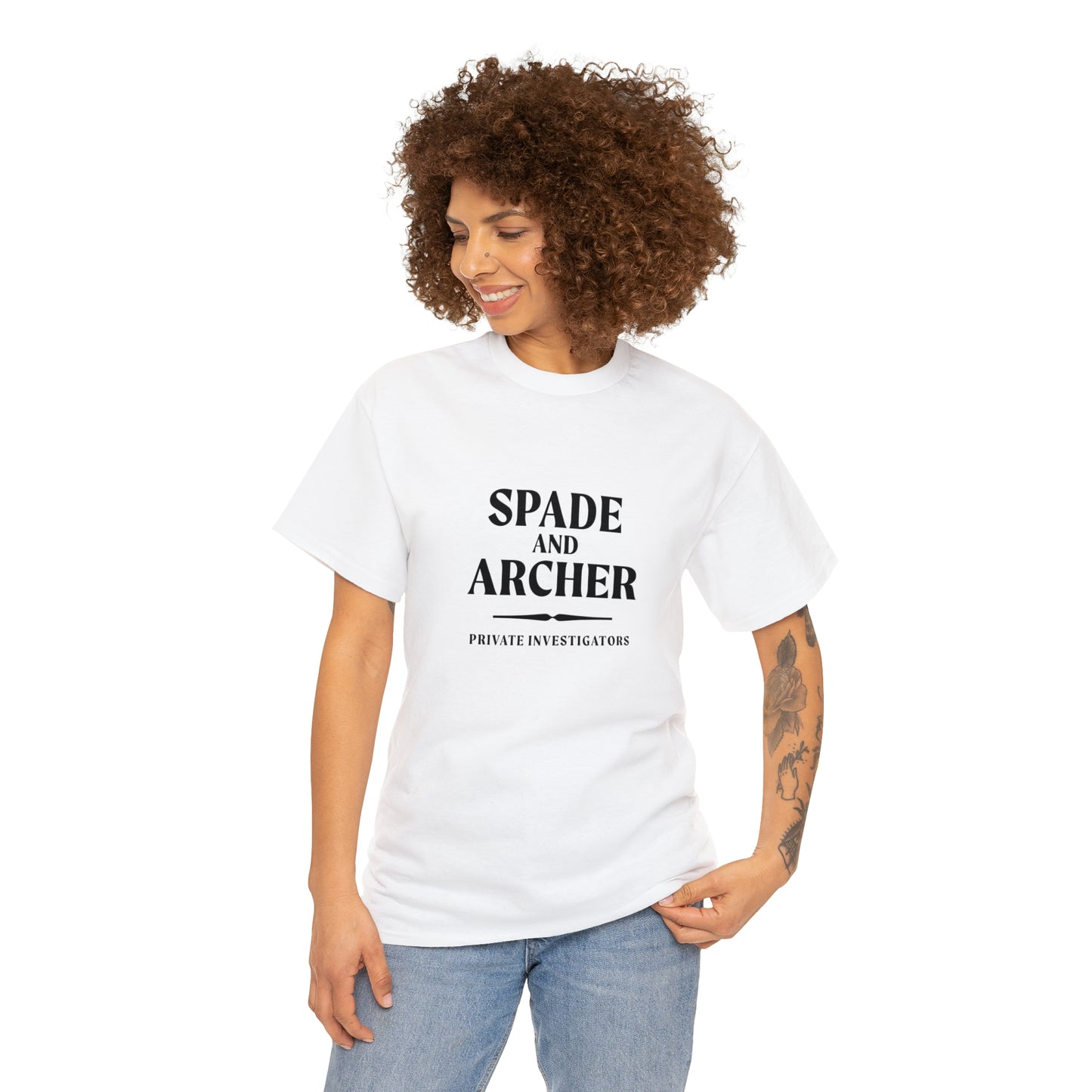 Spade And Archer Private Investigator T-Shirt Unisex Heavy Cotton Tee