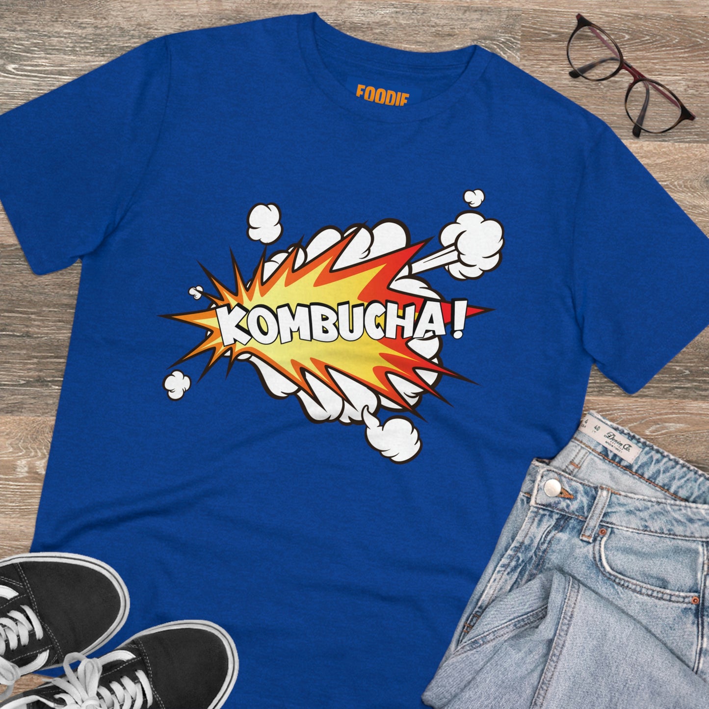 Foodie Pharmacology "Kombucha!" Organic Unisex T-shirt