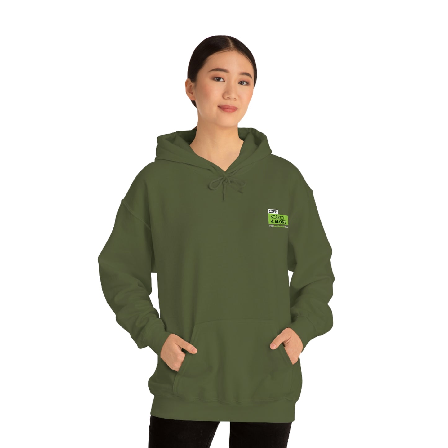 Scared & Alone "Ghost Bait" Unisex Heavy Blend™ Hooded Sweatshirt