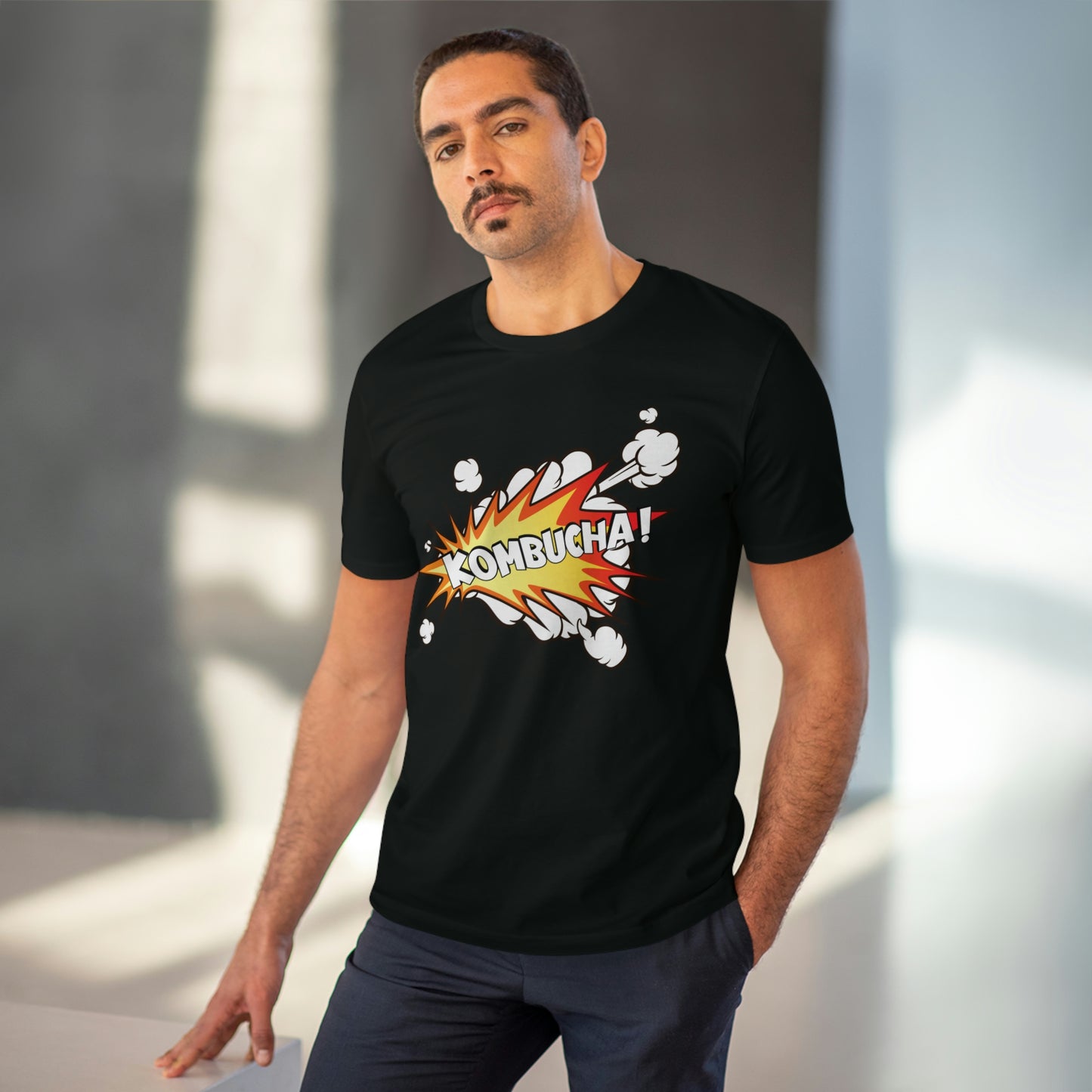 Foodie Pharmacology "Kombucha!" Organic Unisex T-shirt