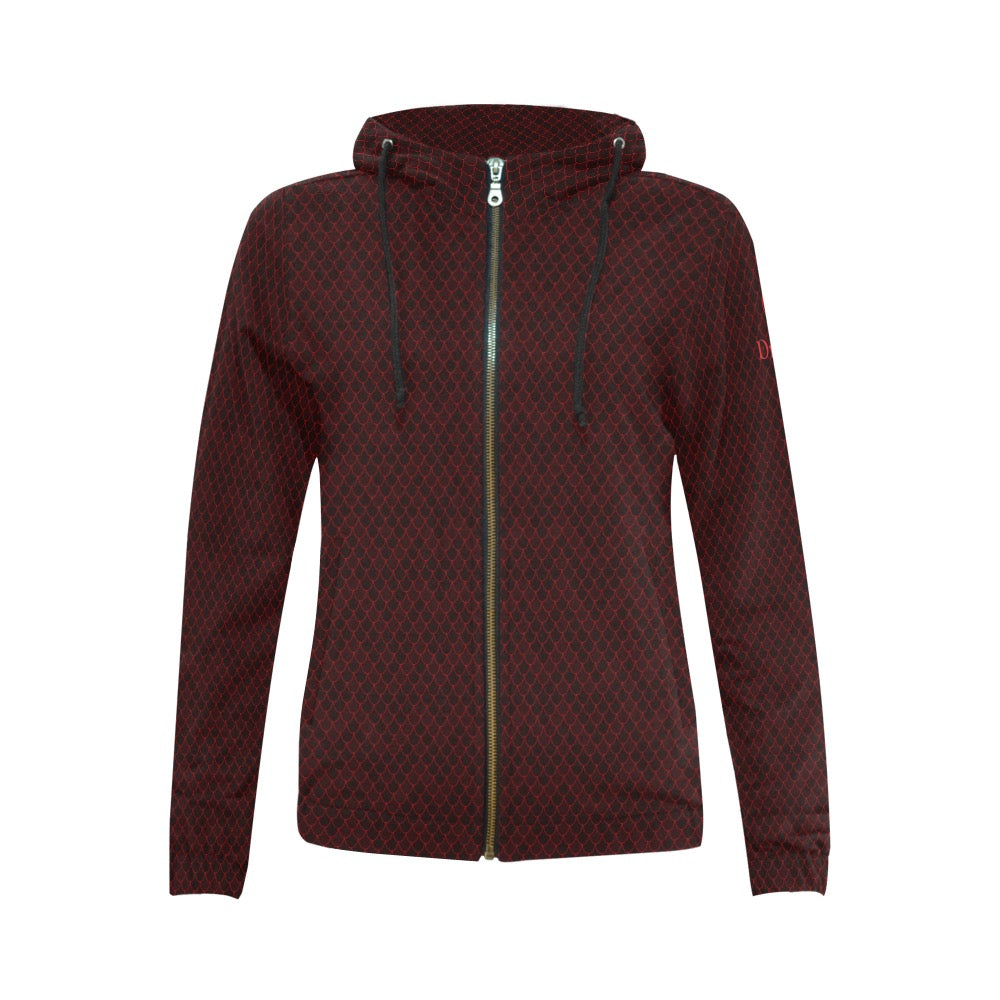 Spellcaster by Patti Negri Women's Workout Hoodie - "Secret Spell Dragon"