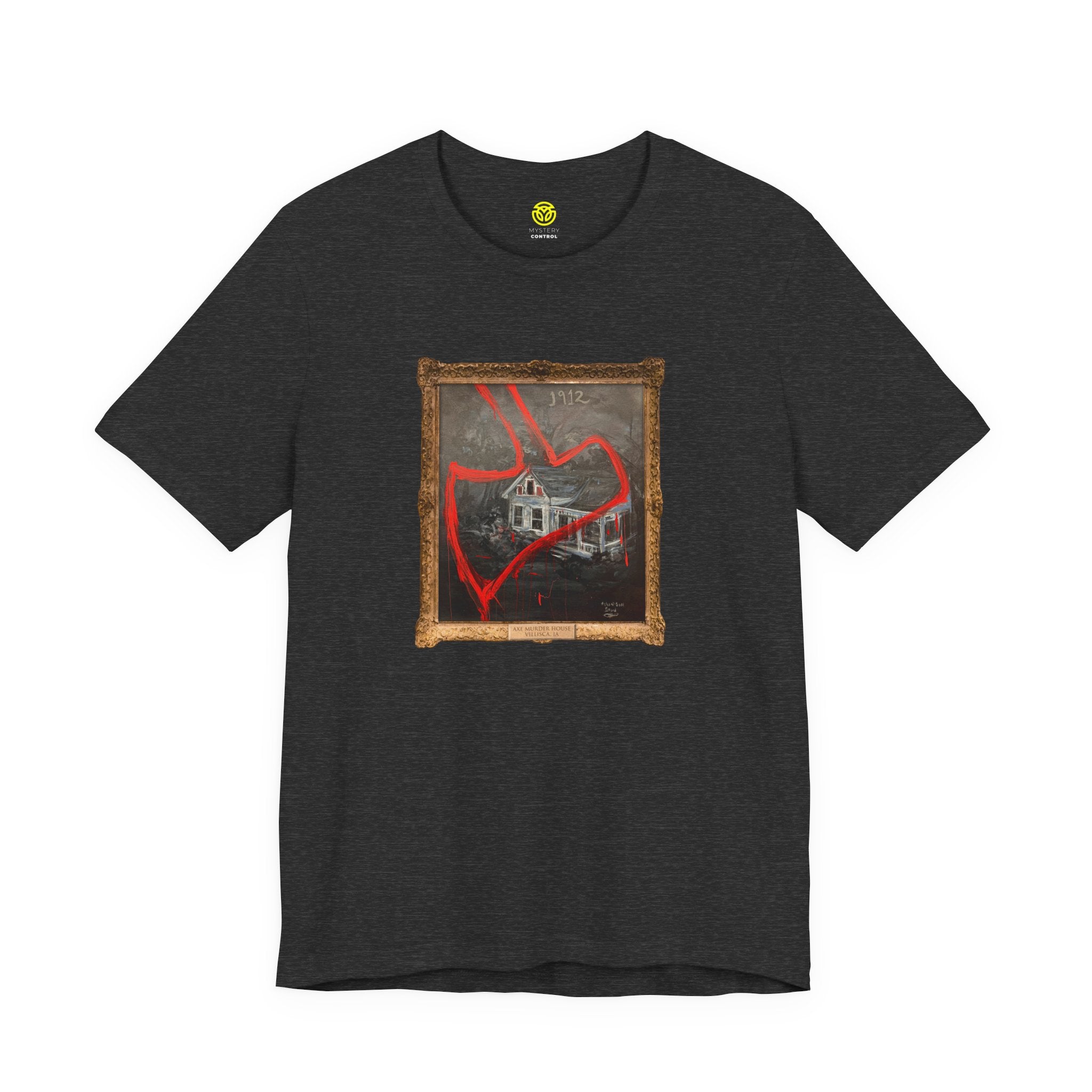 Scared & Alone Richard-Lael's "Villisca Axe Murder House" Unisex Gallery Tee (Single Image)
