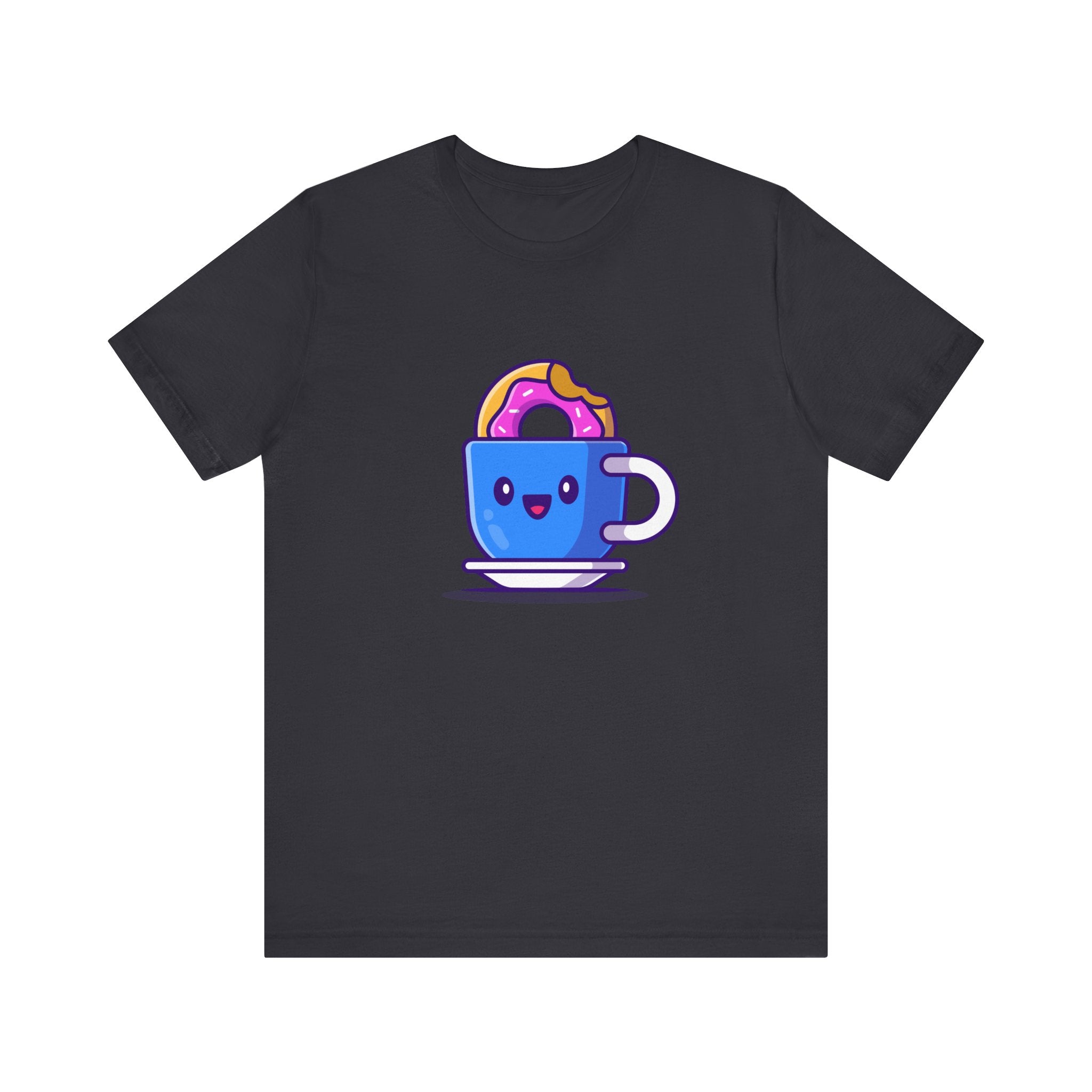 Coffee and Donut Unisex Jersey Short Sleeve Tee