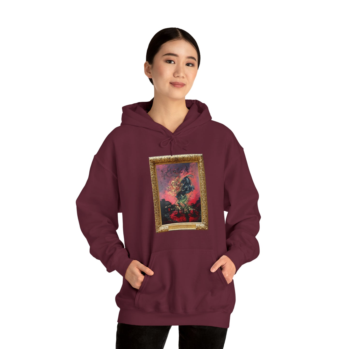 Scared & Alone Richard-Lael's "Proctor House" Unisex Gallery Hoodie