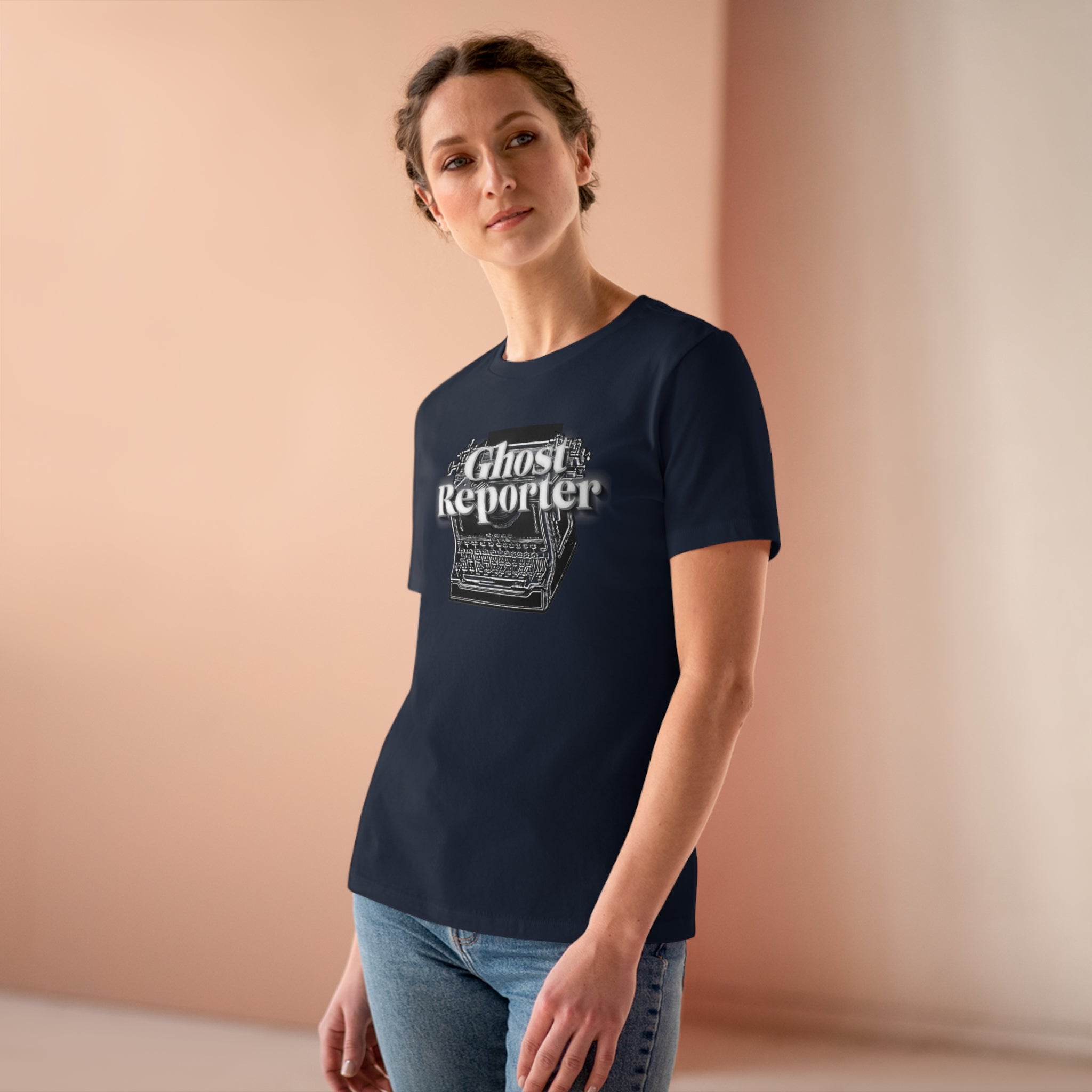 Ghost Report "Ghost Reporter" Women's Premium Tee