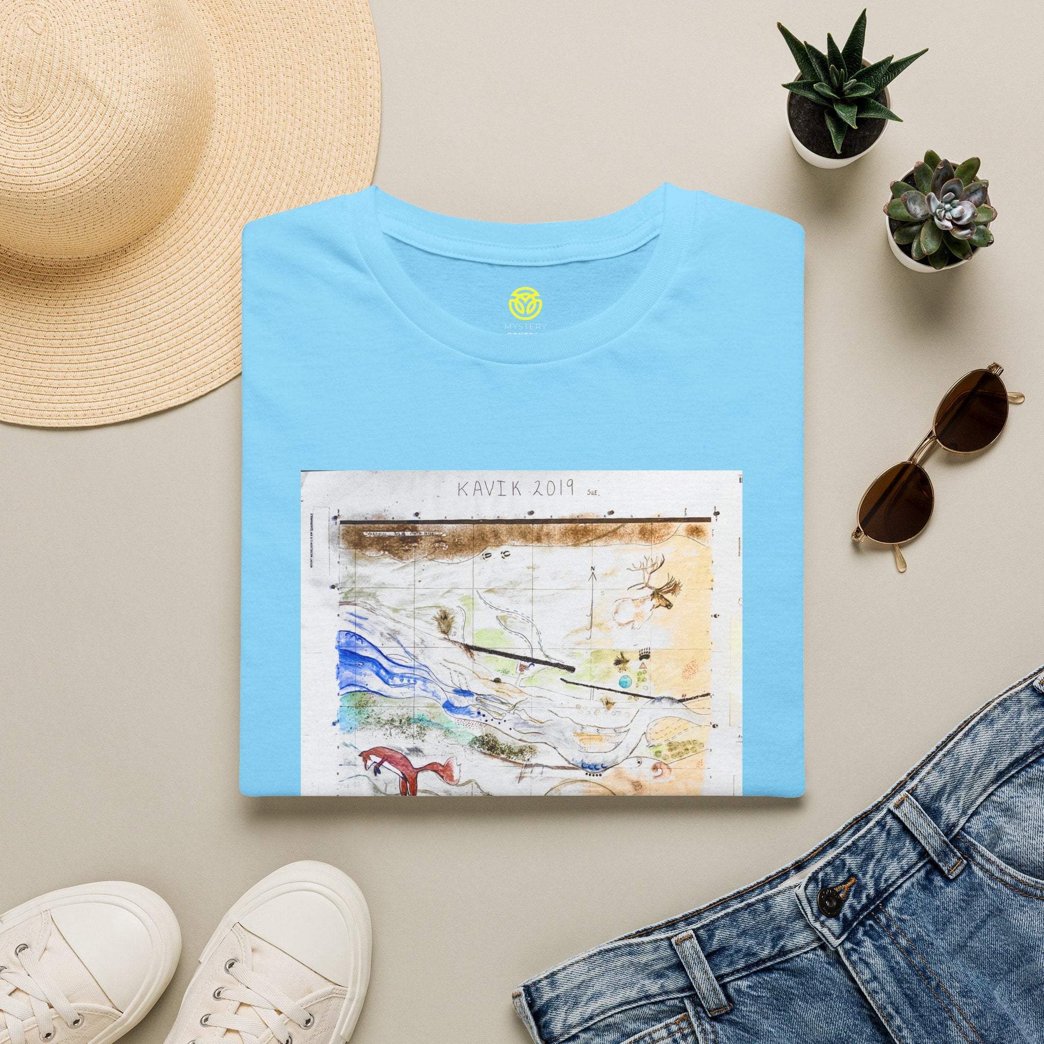 Sue's Kavik Map Unisex T-Shirt