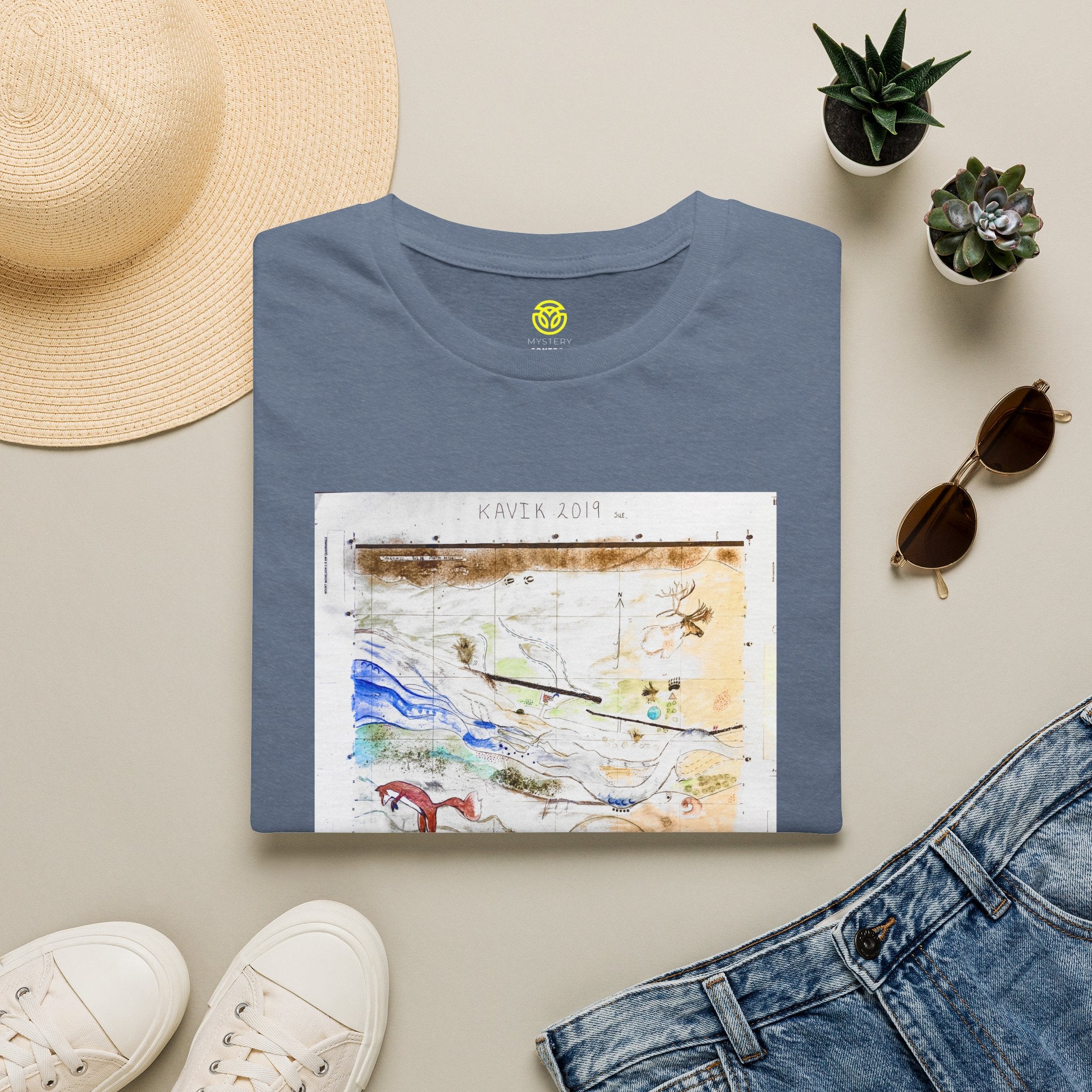 Sue's Kavik Map Unisex T-Shirt