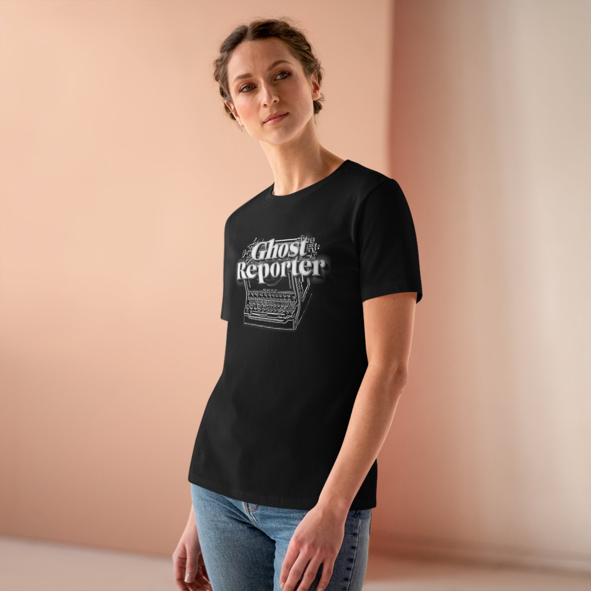 Ghost Report "Ghost Reporter" Women's Premium Tee