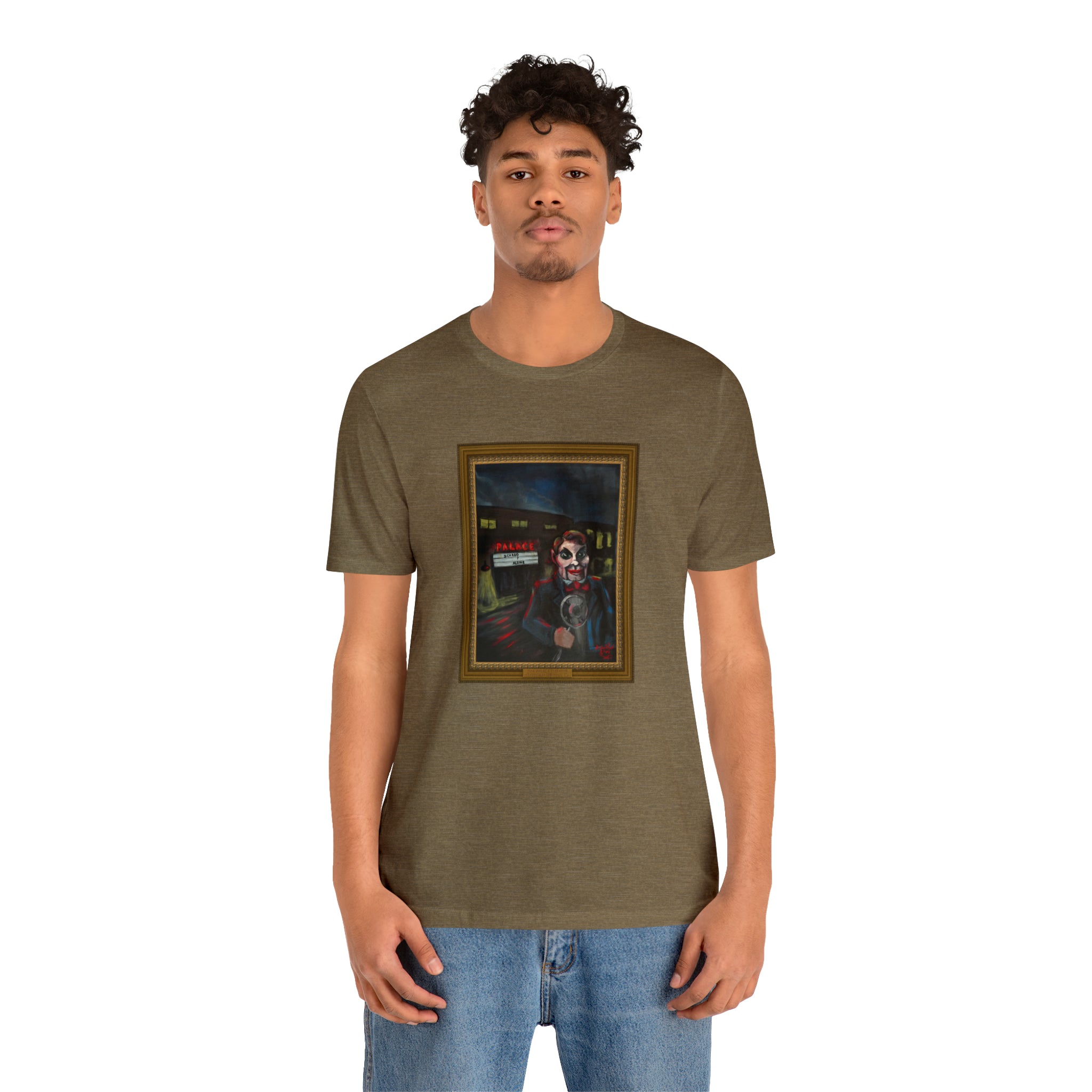 Scared & Alone Richard-Lael's  "The Palace Theater" Unisex Gallery Tee (Single Image)
