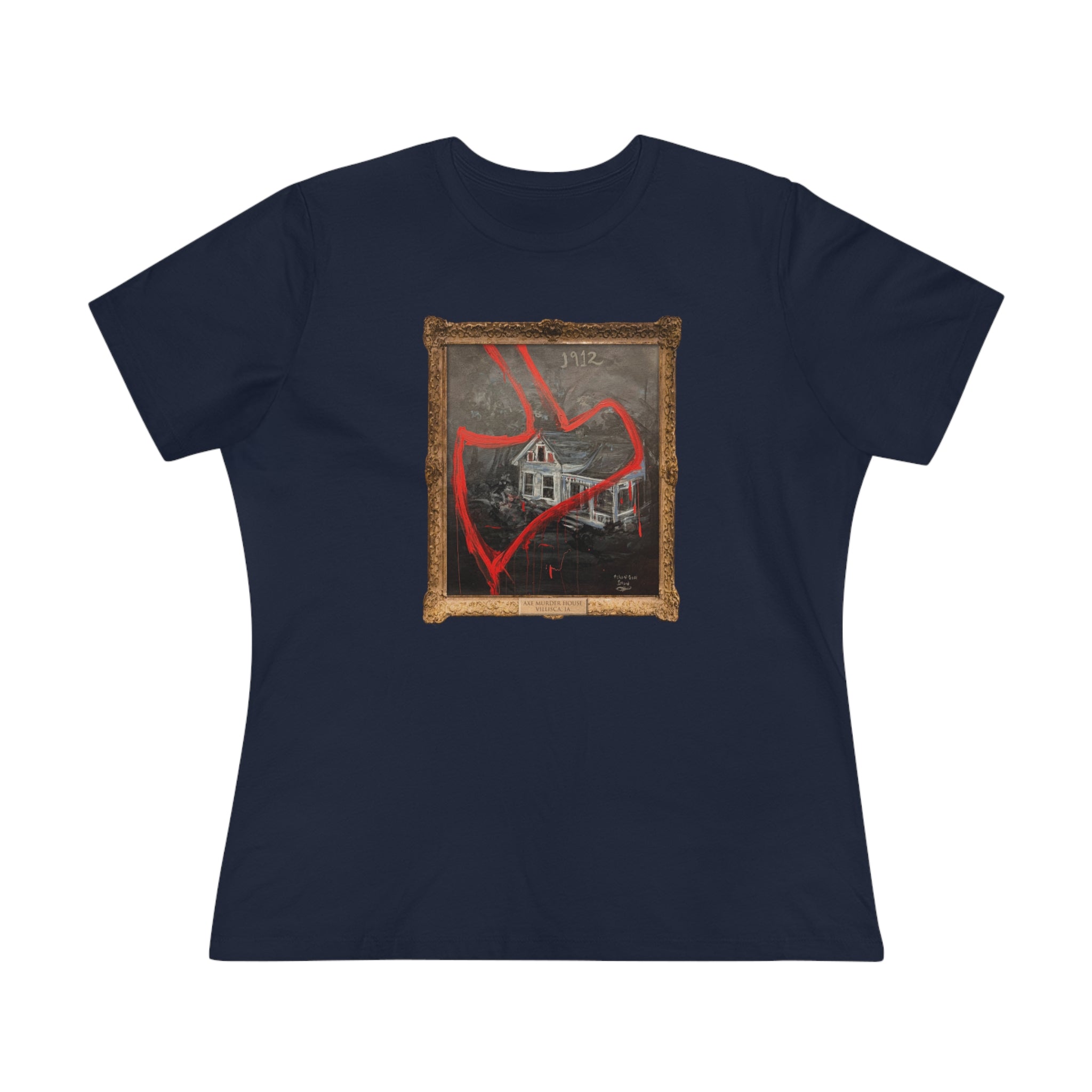 Scared & Alone Richard-Lael Lillard's "Villisca" Women's Premium Gallery Tee