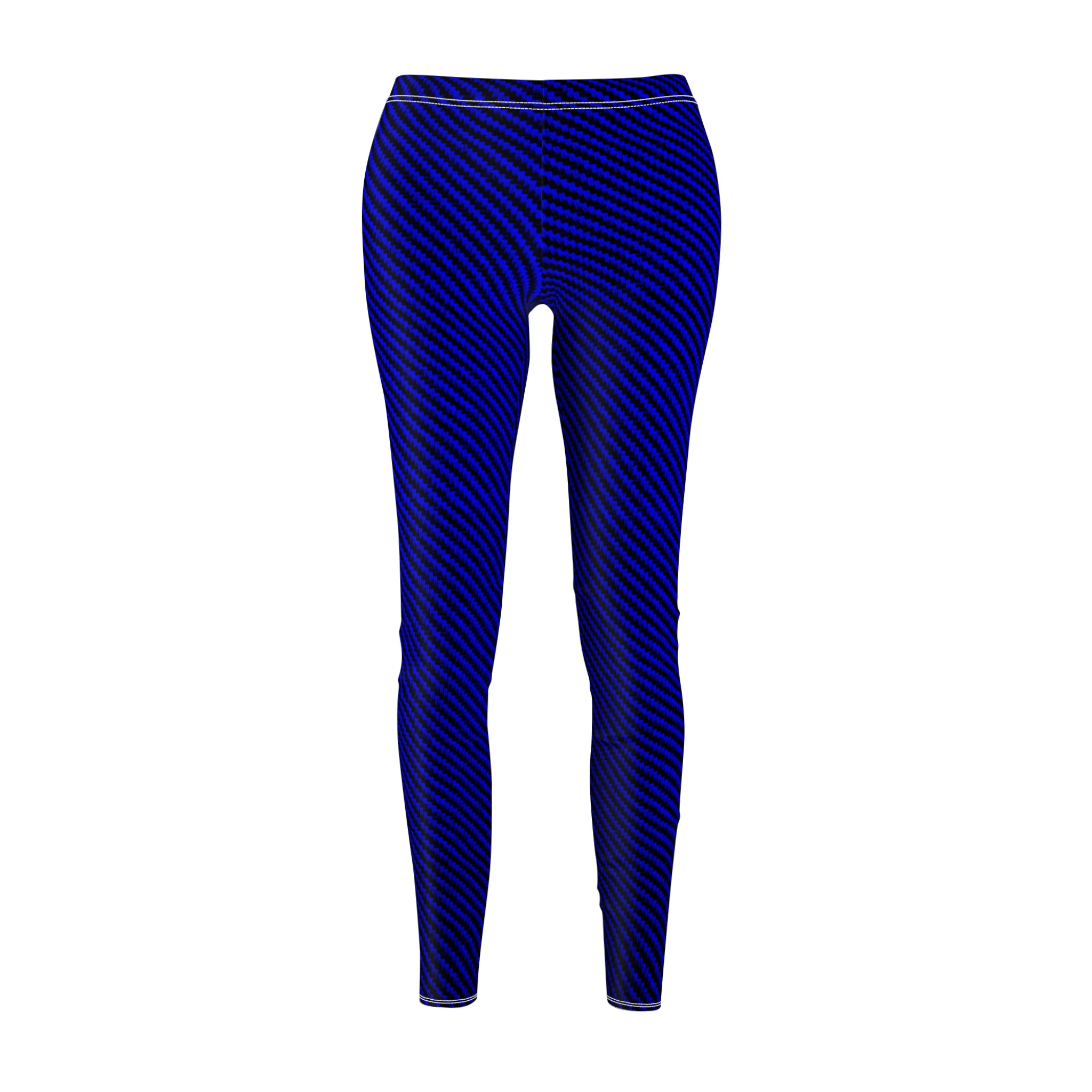 Music Tweed Women's Casual Leggings - Dark Blue