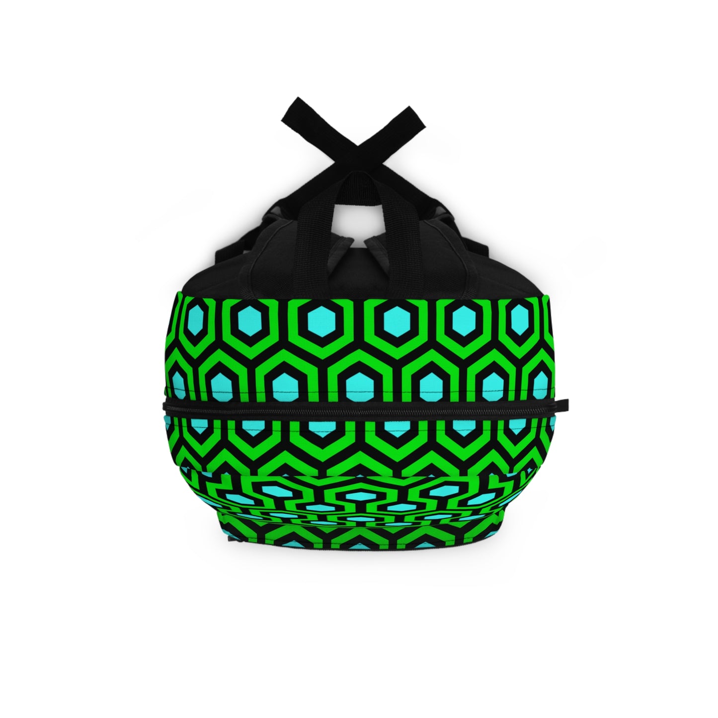 Scared & Alone Overlook Backpack in Aqua/Violent Green