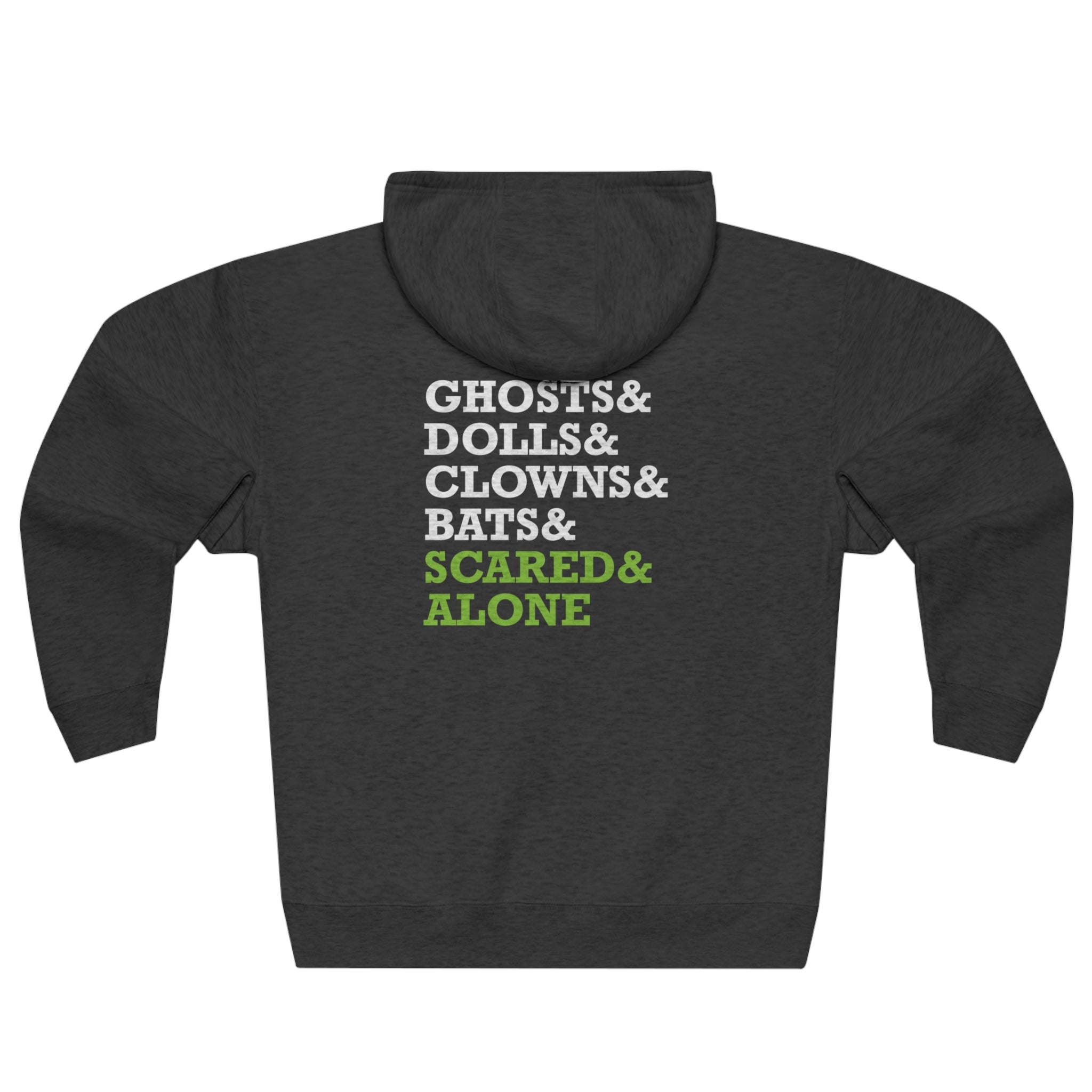 Ghosts & Clowns...& Scared & Alone Heavy Zip Hoodie
