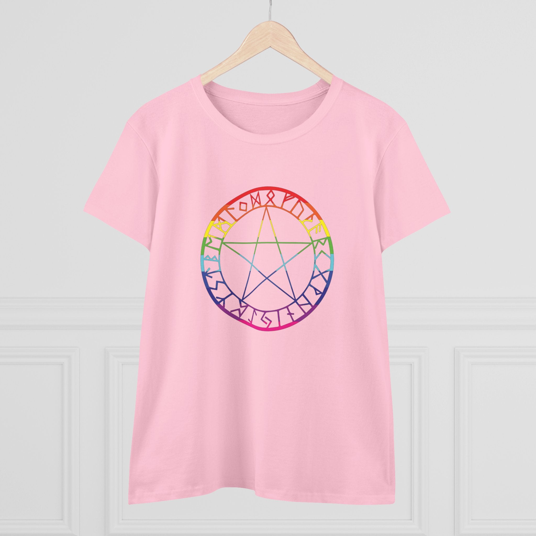 Spellcaster Women's Easy Tee - Rainbow Witch
