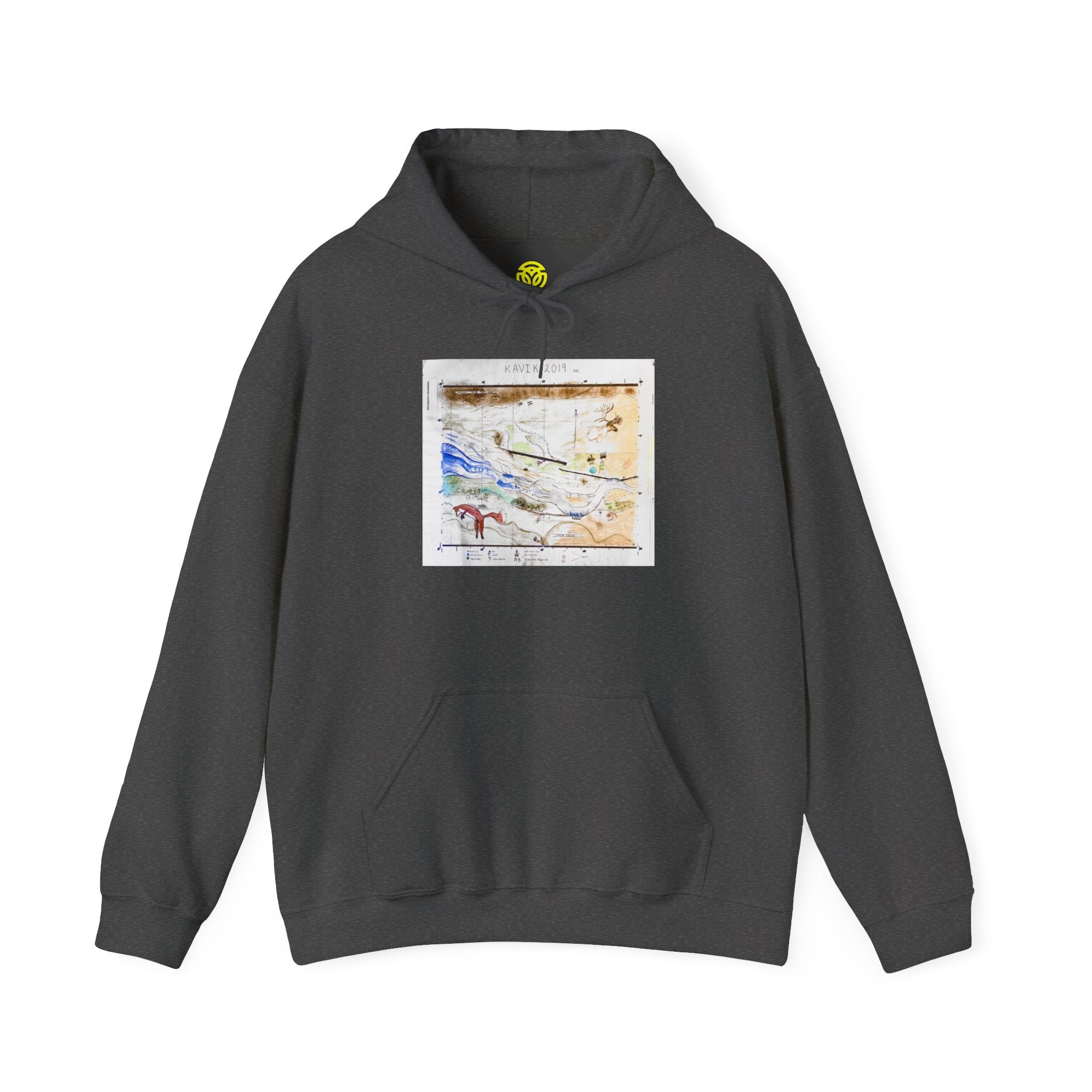 Sue's Kavik River Map Unisex Hoodie