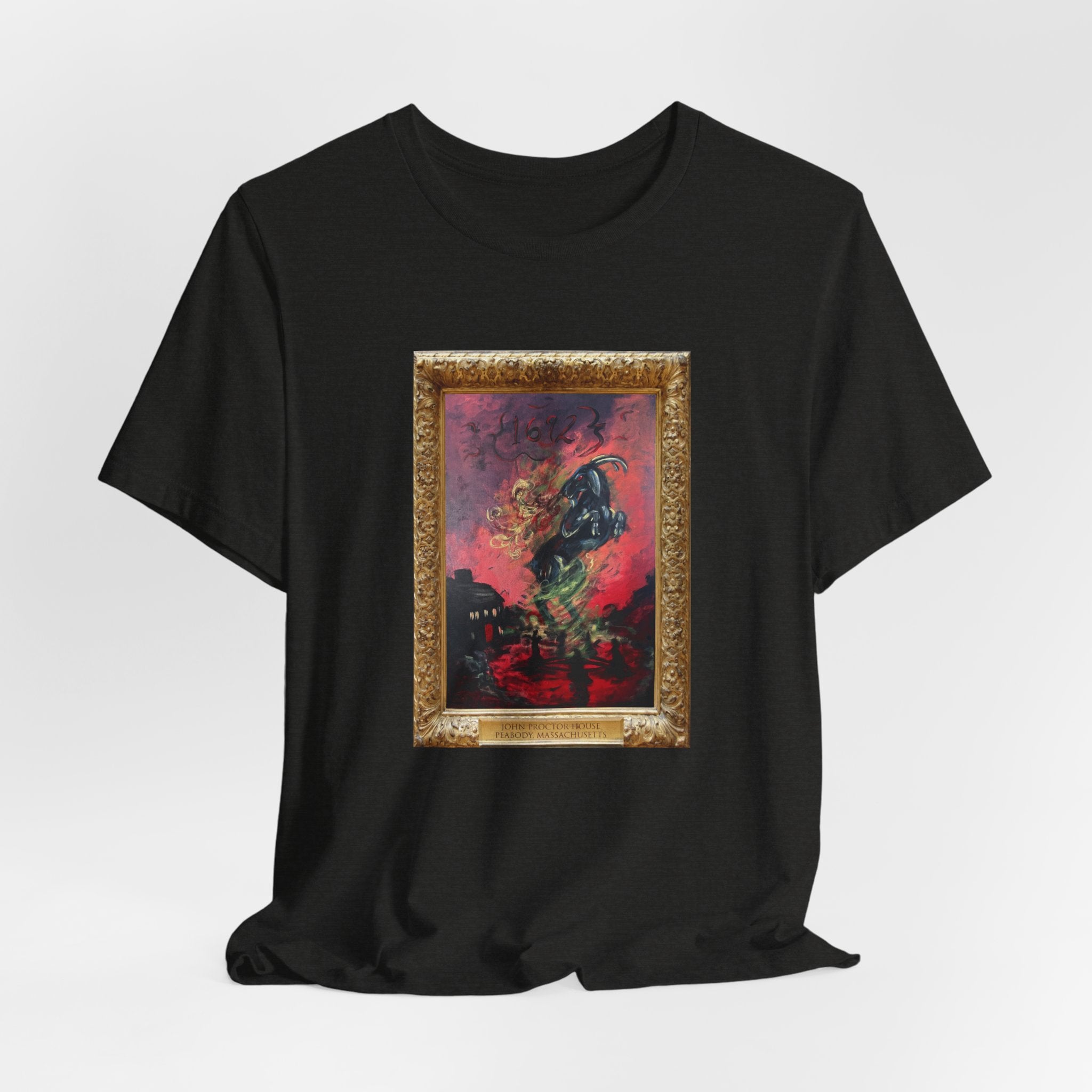Scared & Alone Richard-Lael's "Proctor House" Unisex Gallery Tee (Single Image)