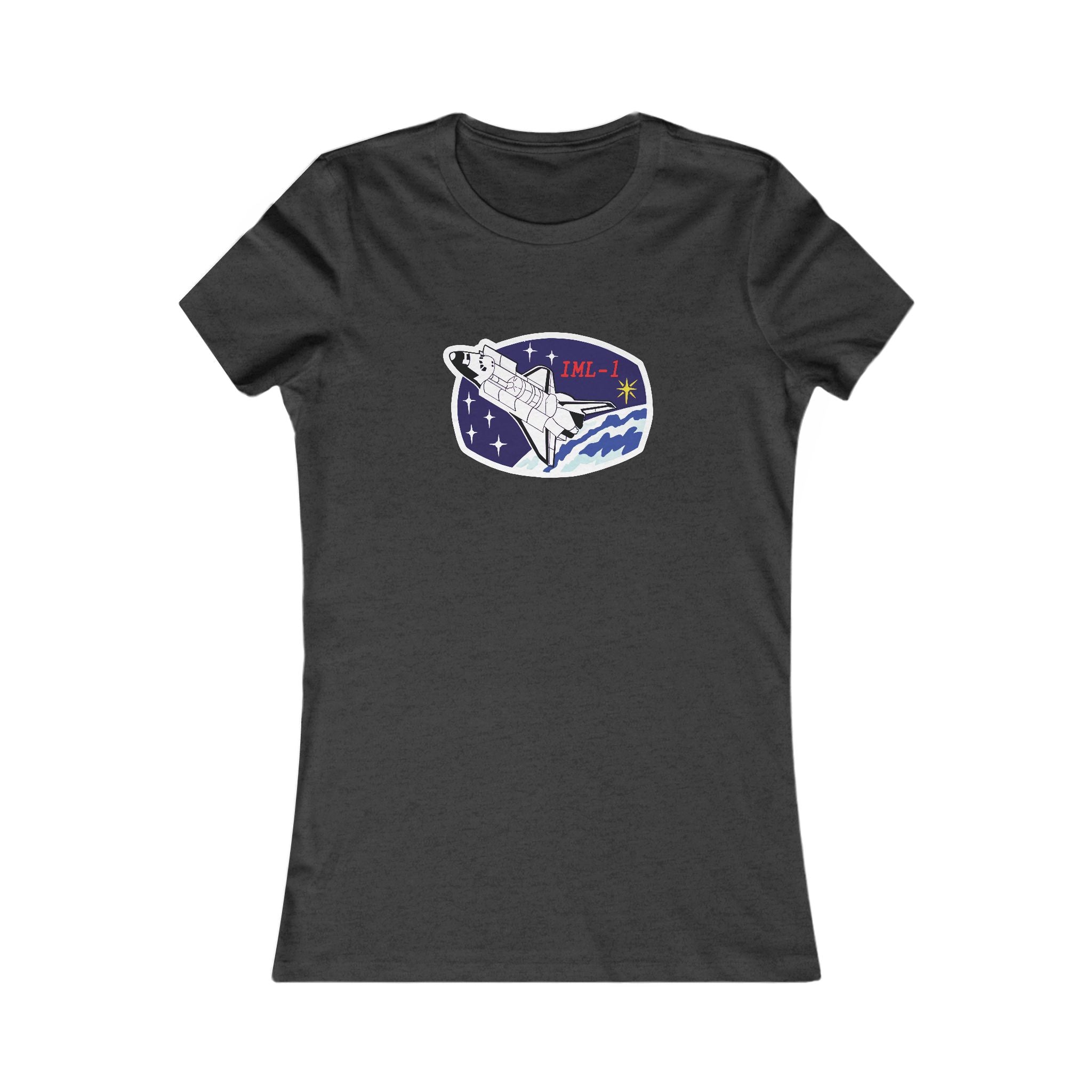 Space Lab Women's Fitted Tee - Space Exploration