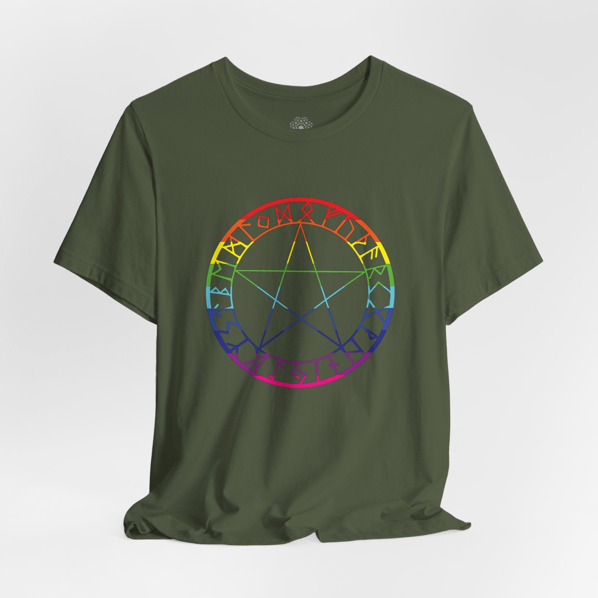 Spellcaster Unisex Tee - Rainbow Witch
