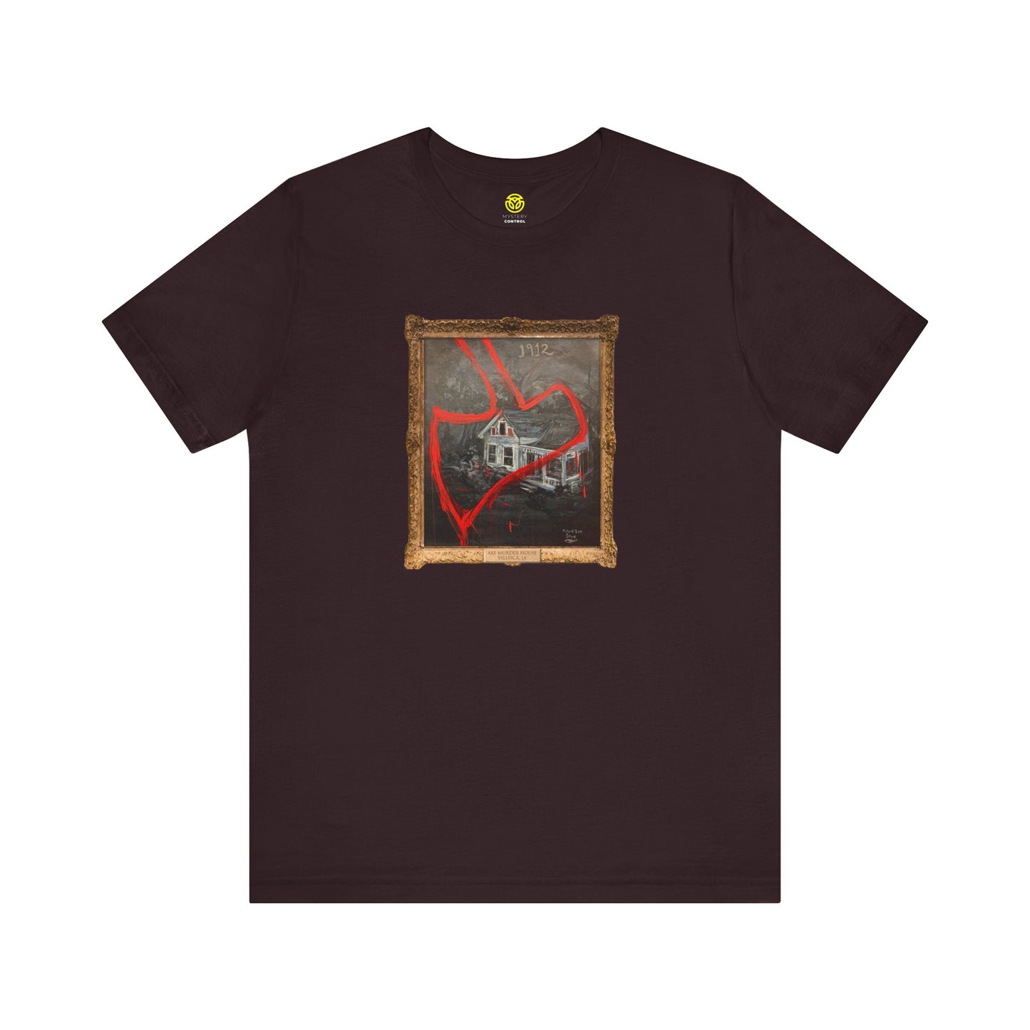 Scared & Alone Richard-Lael's "Villisca Axe Murder House" Unisex Gallery Tee (Single Image)