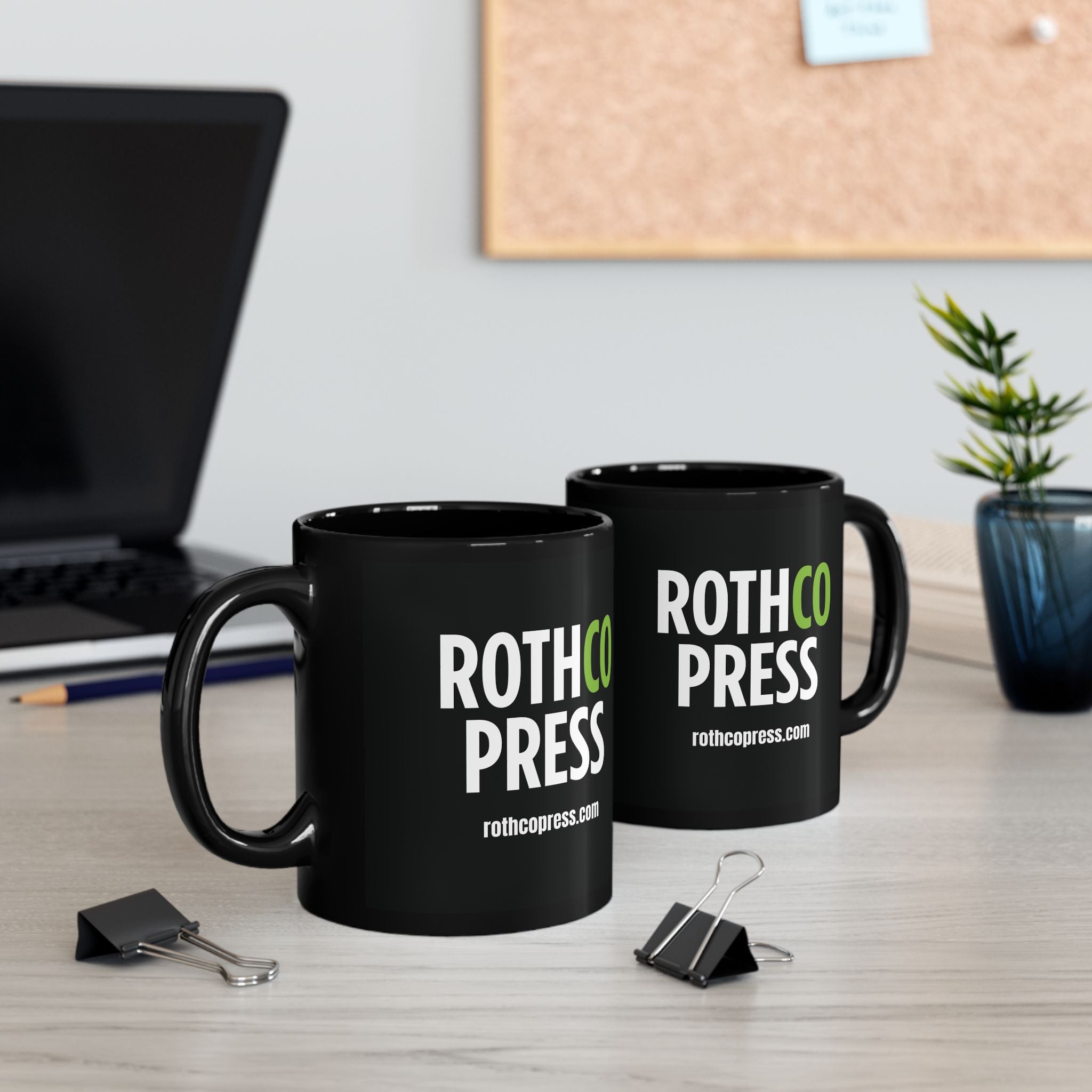 Rothco Press 11oz Black Mug