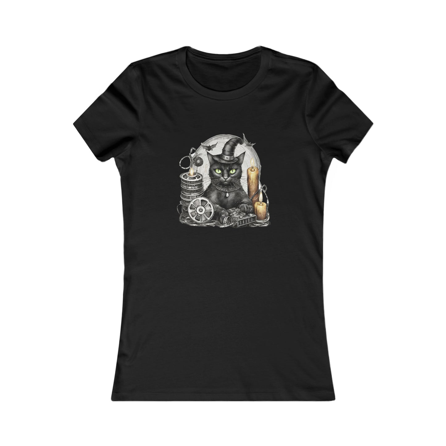 The Witch's Movie Coven Black Cat Magic Women's Favorite Tee