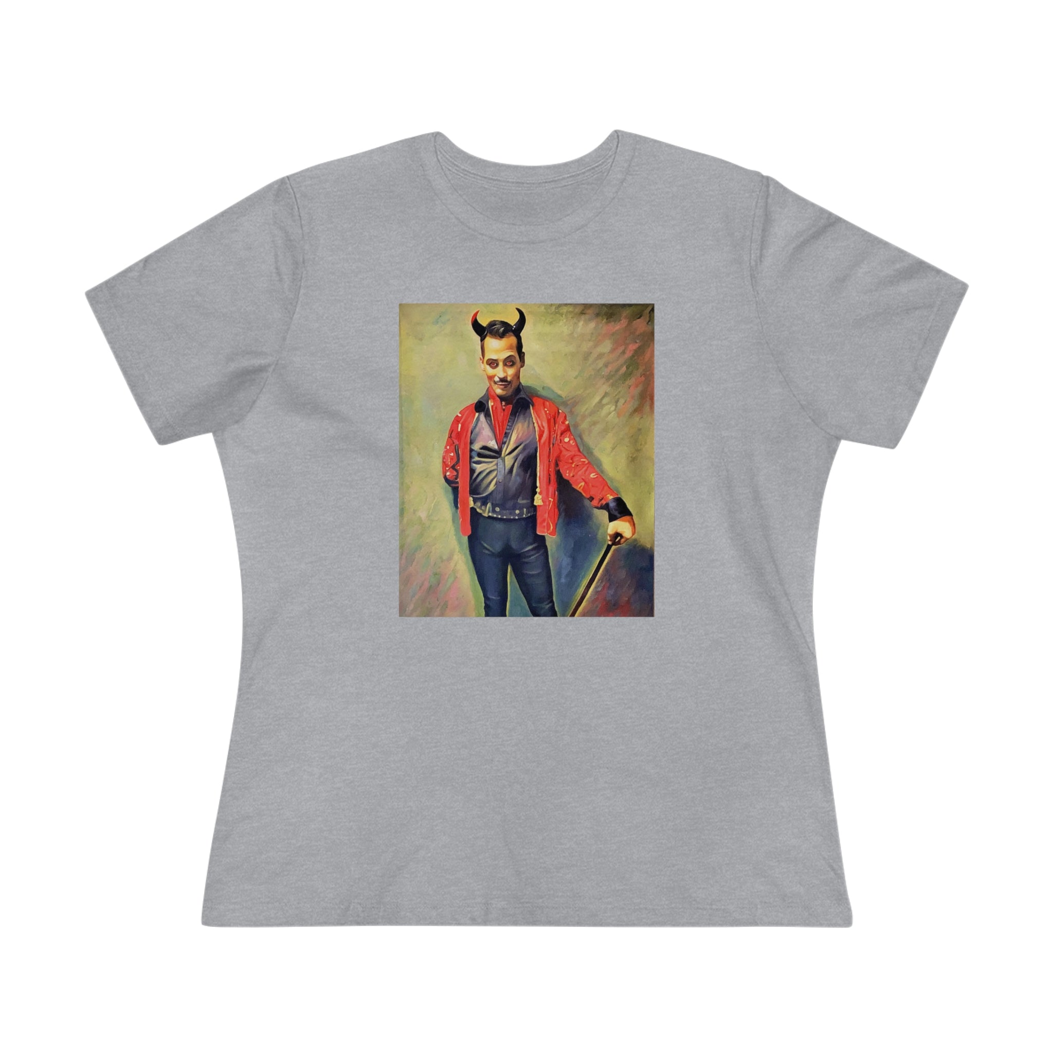 Scared & Alone "You Little Devil" by Richard-Lael Lillard Women's Premium Gallery Tee